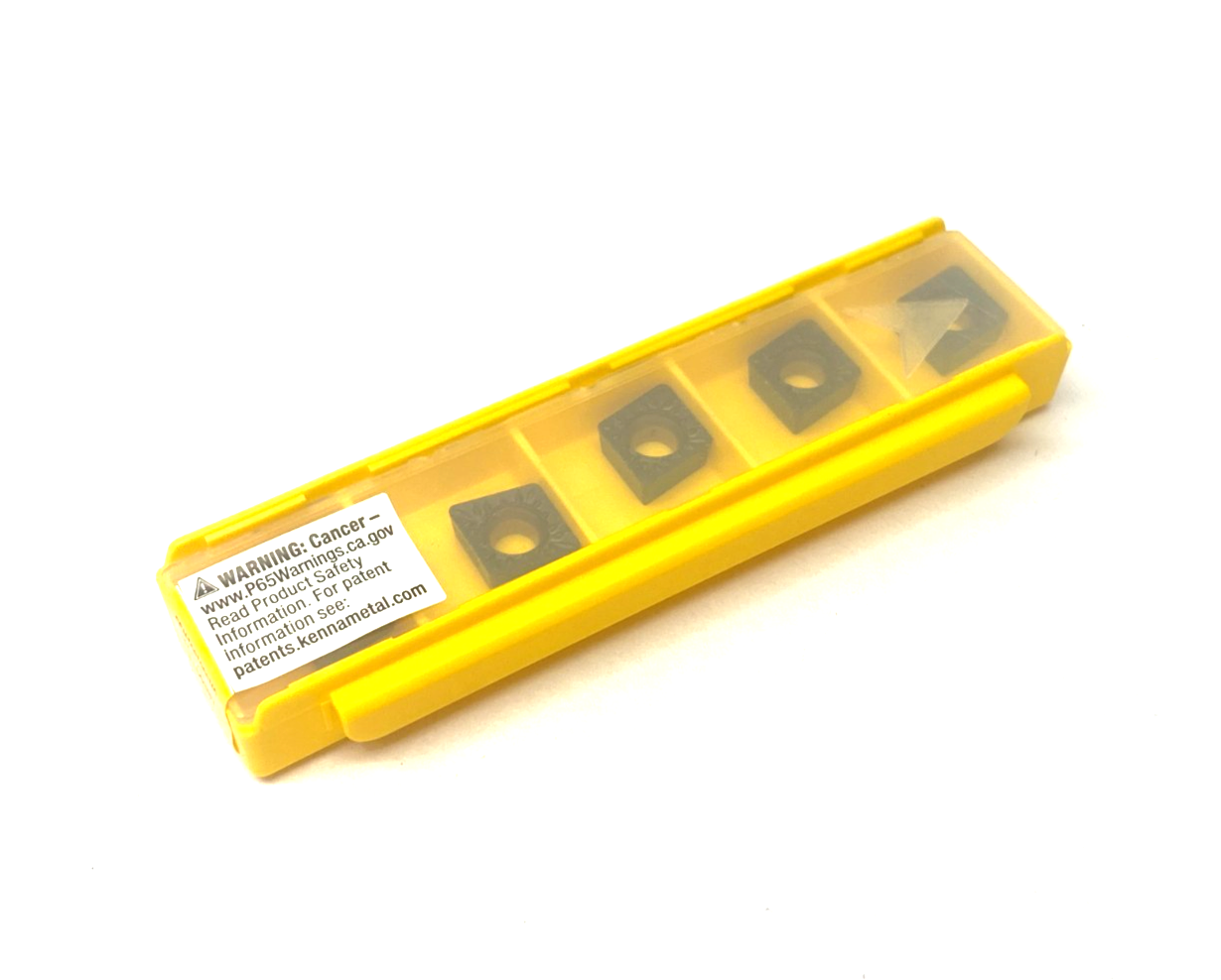 3744887 | Kennametal Screw-On CCMT-MP Positive Insert CCMT09T308MP PKG OF 5 - New - Maverick Industrial Sales
