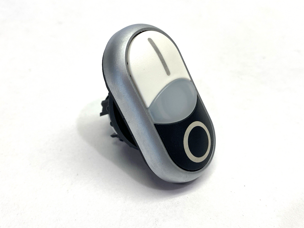 Eaton M22-DDL-WS-X1/X0 Illuminated On/Off Switch Body Pushbutton - Maverick Industrial Sales