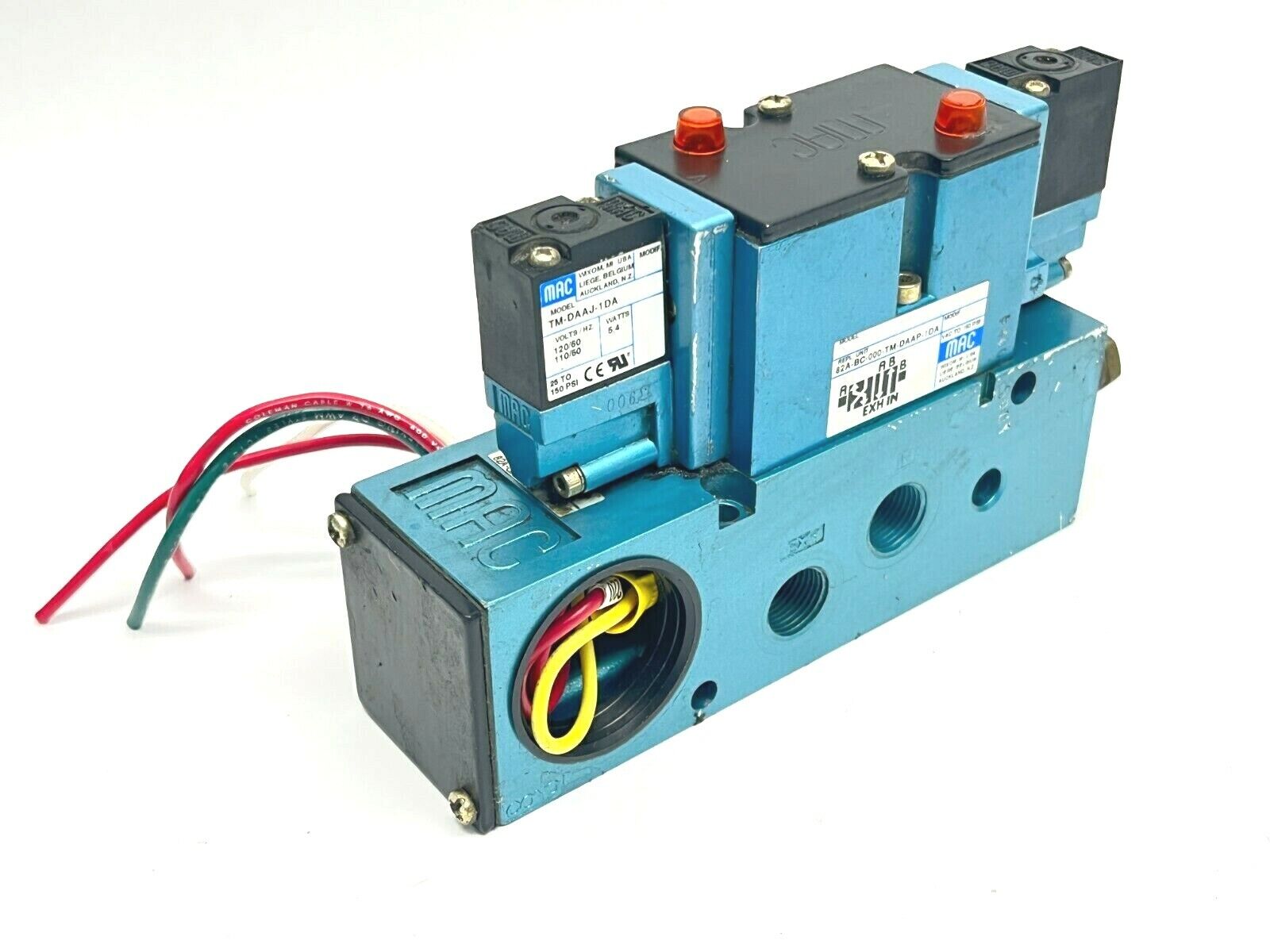 MAC Valves 82A-BC-BKA-TM-DAAP-1DA Solenoid Valve 120V - Maverick Industrial Sales