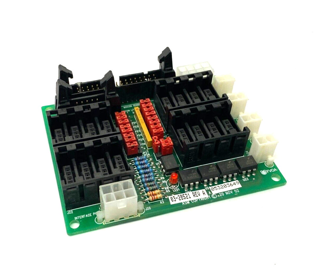 03-28521 | Mocon Sensor Interface I/O Control Board Rev. A - Used - Maverick Industrial Sales