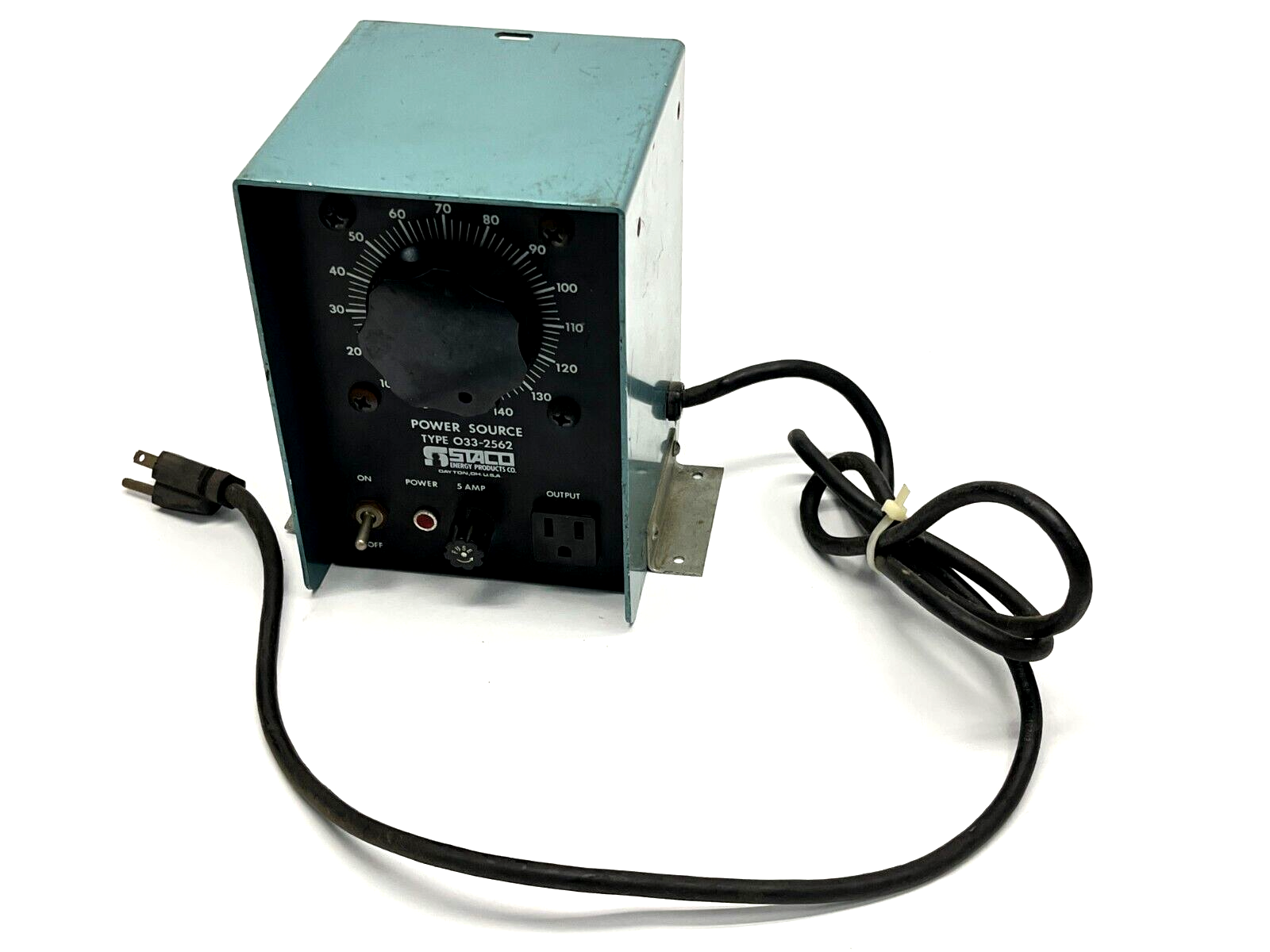 033-2562 | STACO Variable Transformer 5A 0-140V - Used - Maverick Industrial Sales