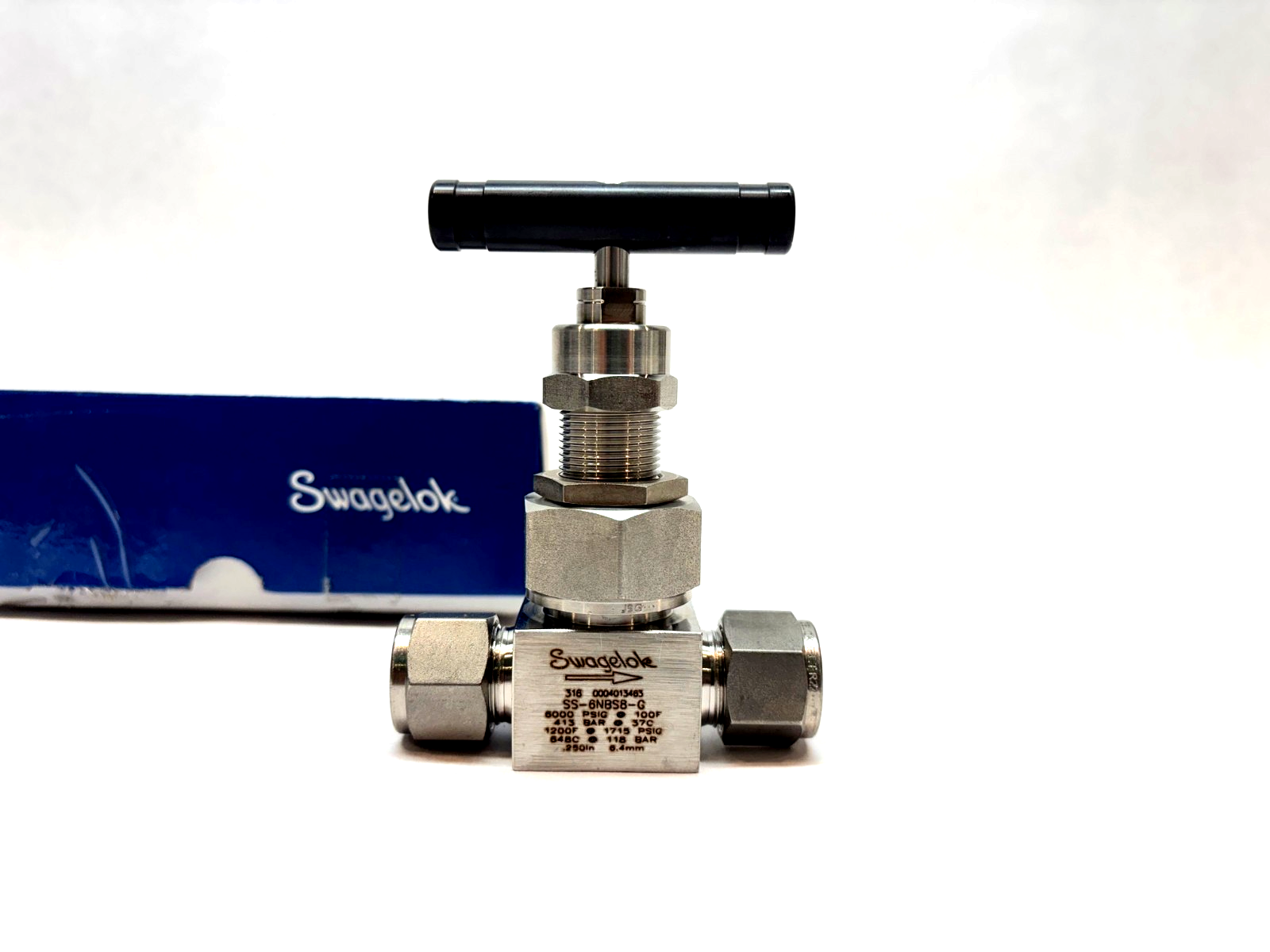 Swagelok SS-6NBS8-G Severe Service Union Bonnet Needle Valve, 1/2" Tube OD - Maverick Industrial Sales