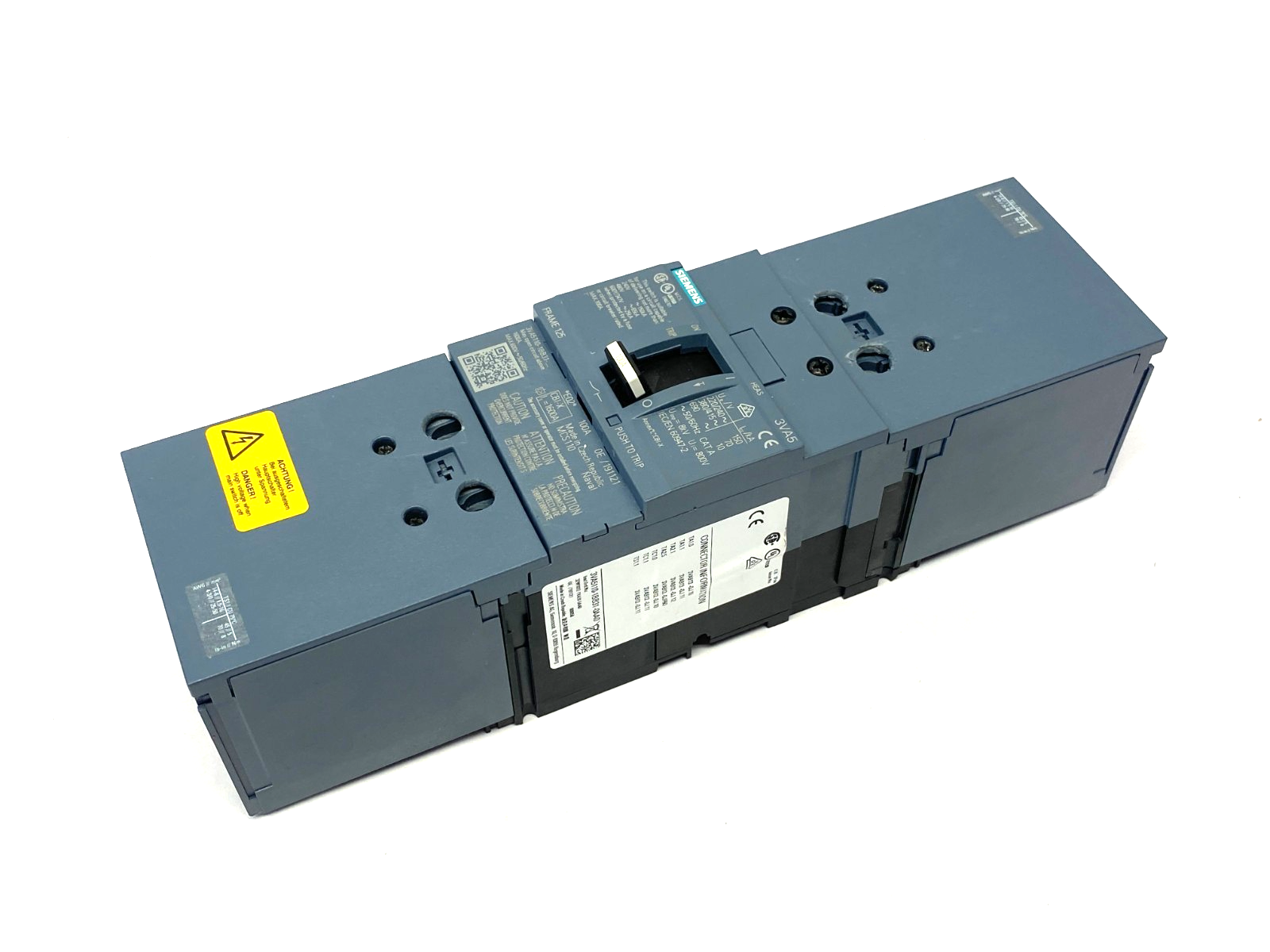Siemens 3VA5110-1BB31-0AA0 Low-Voltage Molded Case Switch 3-Pole 100A - Maverick Industrial Sales