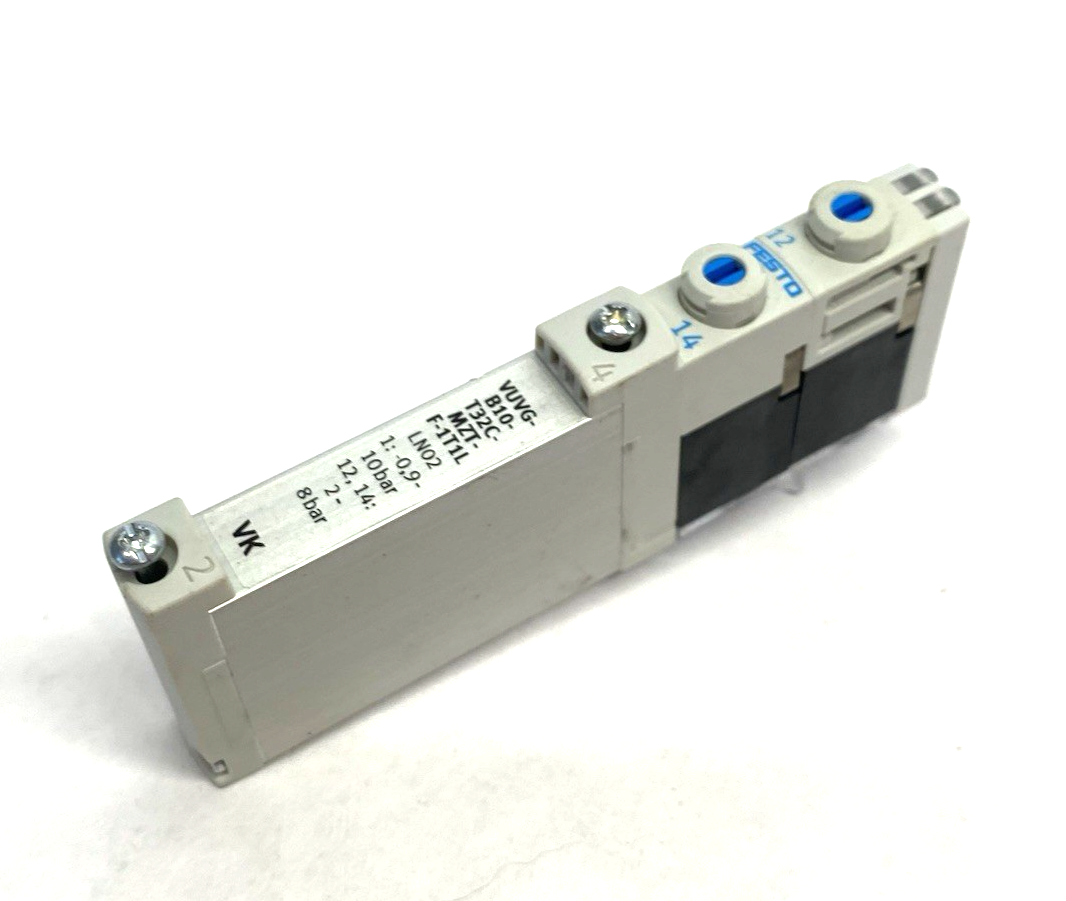 Festo VUVG-B10-T32C-MZT-F-1T1L Solenoid Valve 2x3/2 closed monostable 573413 - Maverick Industrial Sales