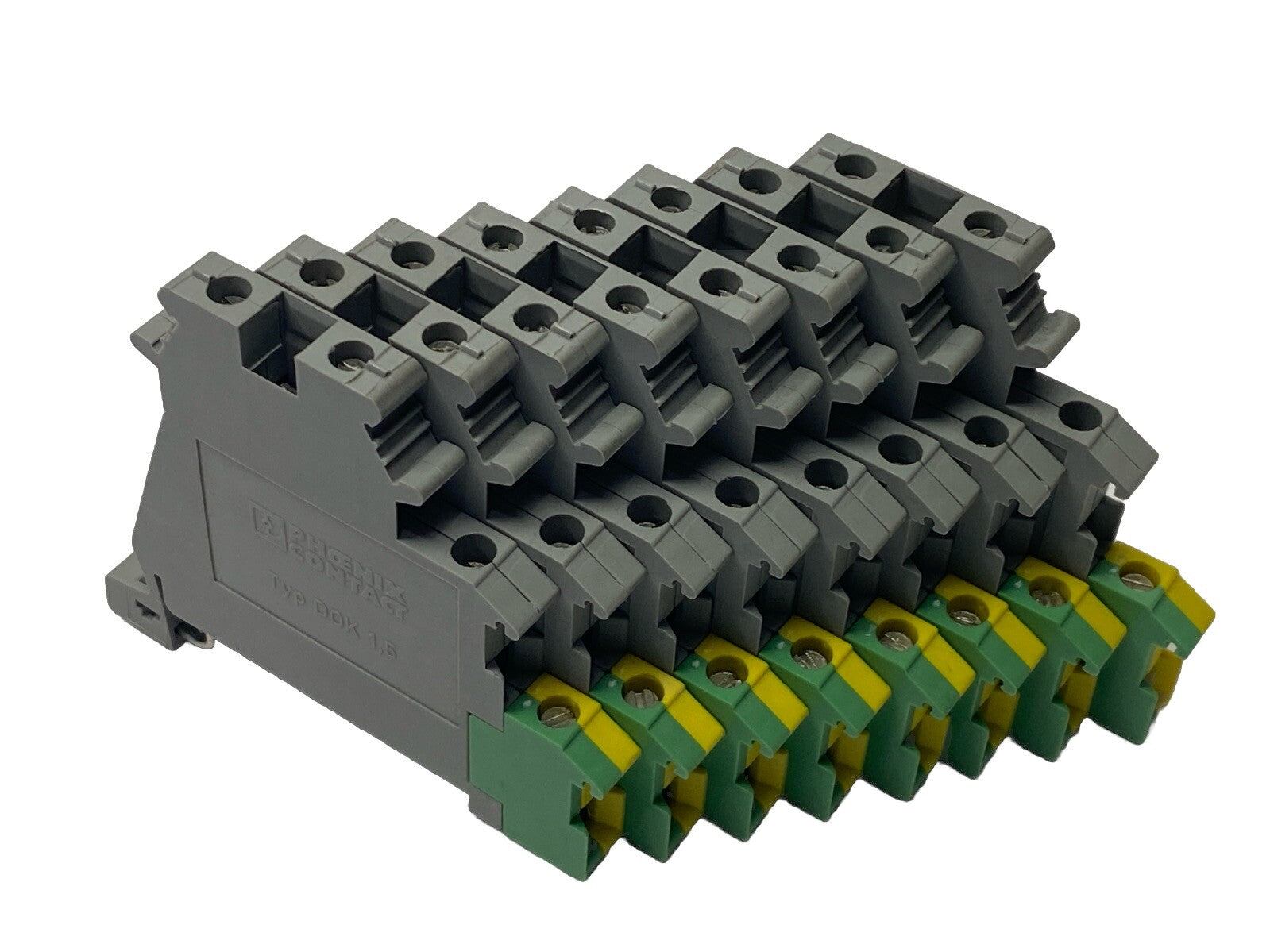 Phoenix Contact DOK 1,5 Sensor Actuator Terminal Block 15A 300V 2717016 LOT OF 8 - Used - Maverick Industrial Sales