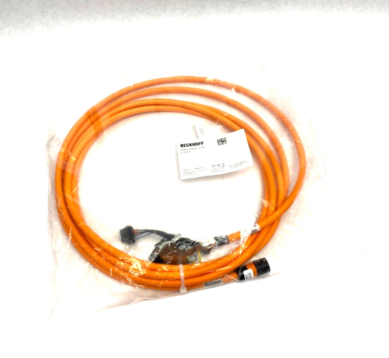 Beckhoff ZK4500-8002-0050 Motor Connection Cable 5m Length 1mm² w/ itec® Plug - Maverick Industrial Sales
