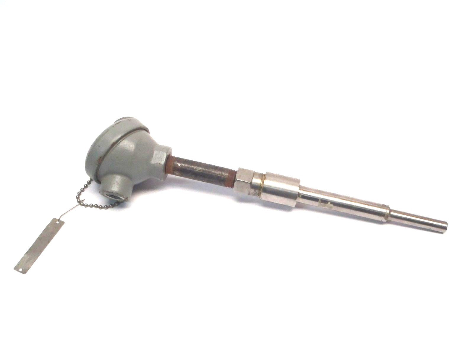 BTC1113KU | United Electric Thermocouple w/ Terminal Head & SS Protection Tube - Used - Maverick Industrial Sales
