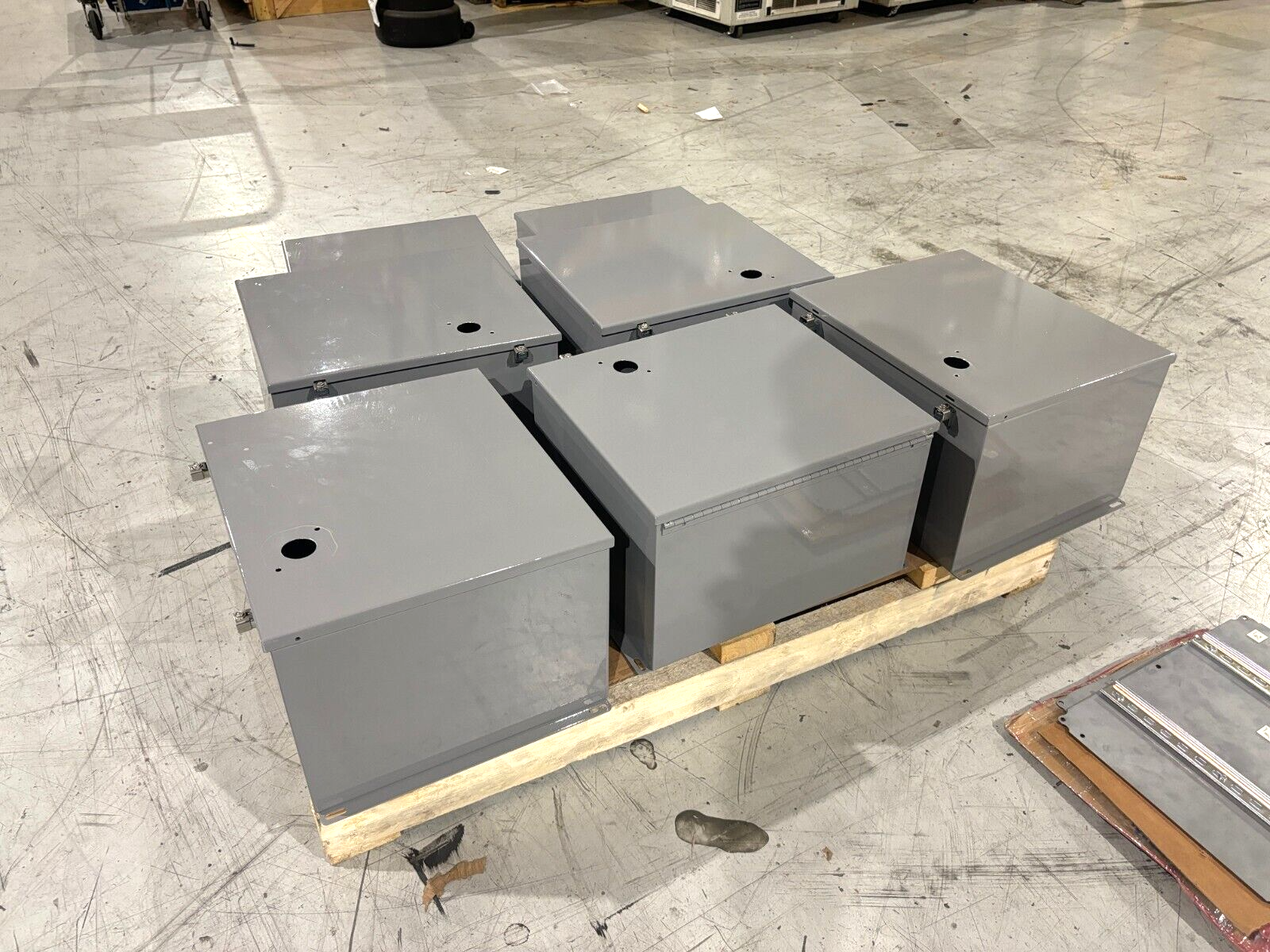 Saginaw Control SCE-161410CHNF Industrial Electrical Enclosure 3R,12,3 LOT OF 7 - Used - Maverick Industrial Sales