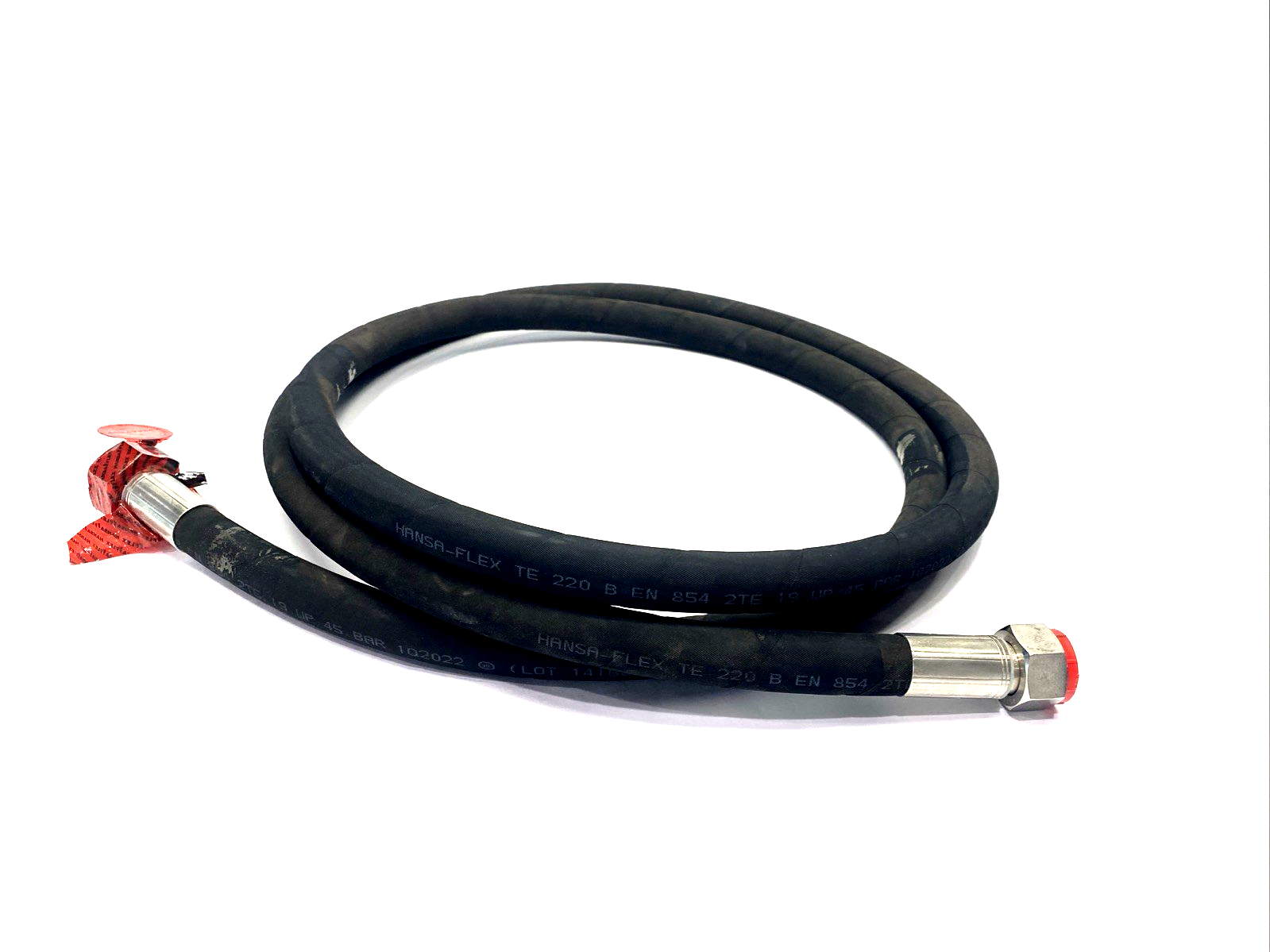 E25NN-3100, DIN20066-2T, 141684 | Hansa-Flex E25NN-3100 Hose TE 220 B EN 854 2TE 19WP 45Bar DIN20066-2T 10FT - New Other - Maverick Industrial Sales