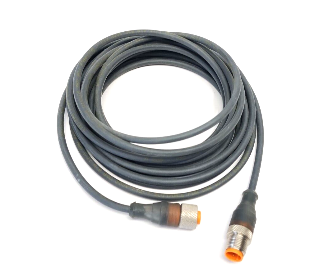 11826, RST 4-RKT 4-225/5 M, RST 4-RKT 4-225/5M | Lumberg Automation RST 4-RKT 4-225/5M Cordset M12 Male To Female 4-Pin 5m 11826 - Used - Maverick Industrial Sales