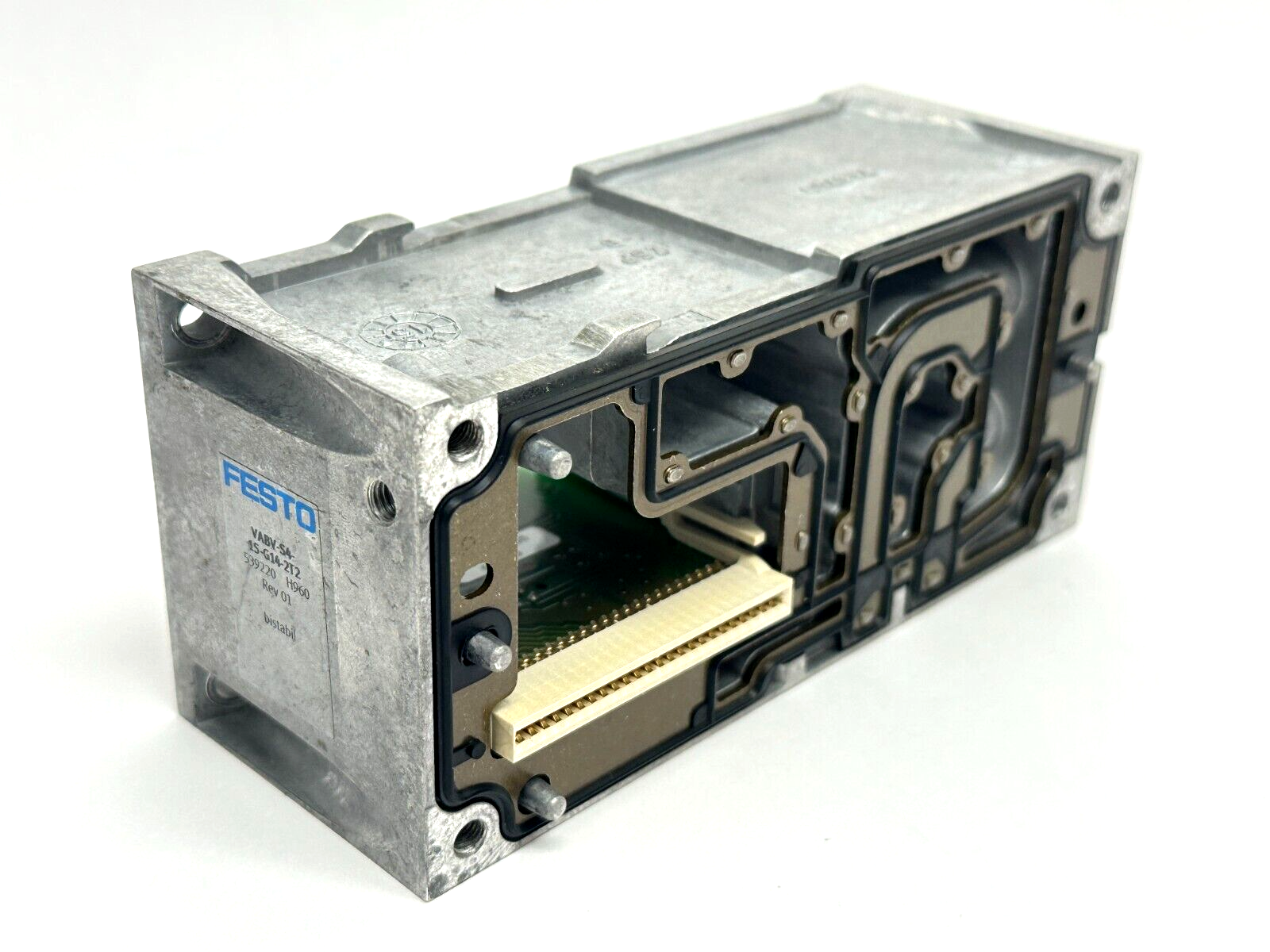 Festo VABV-S4-1S-G14-2T2 Manifold Sub-Base Rev 01 539330 H960 - Maverick Industrial Sales