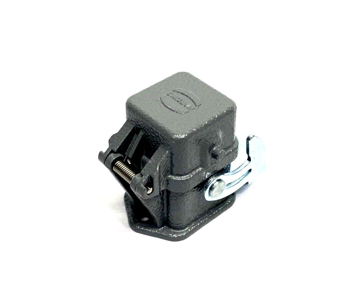 09200030306,Han 3A-HBM-SL-C,3A-HBM-SL-C | Harting 09200030306 Han 3A-HBM-SL-C Locking Connector Hood, Spring Cap w/ Seal - New Other - Maverick Industrial Sales