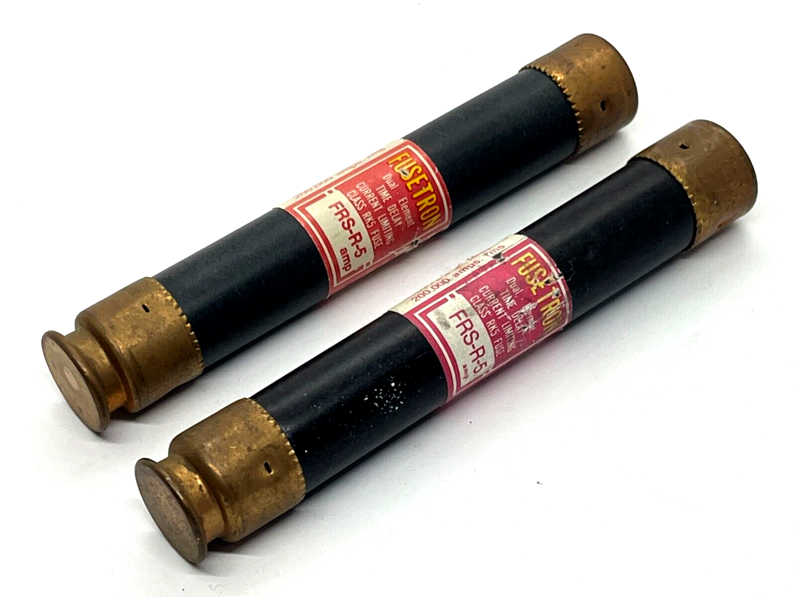 FRS-R-5 | Bussmann Dual-Element Time Delay Fuse 5A 600V LOT OF 2 - New – Open box - Maverick Industrial Sales