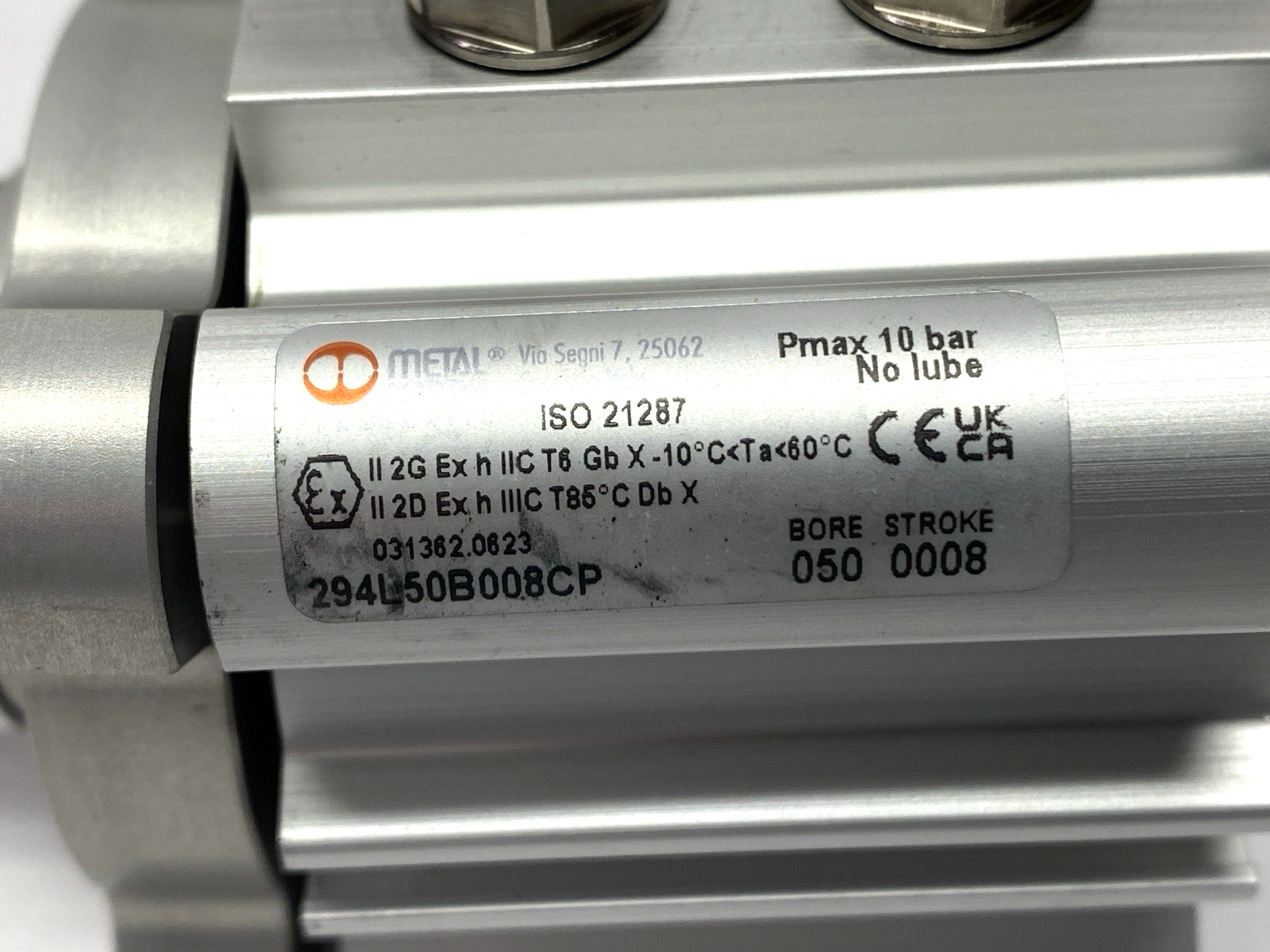 Metal Works 294L50B008CP Pneumatic Cylinder Z321023000 - Maverick Industrial Sales