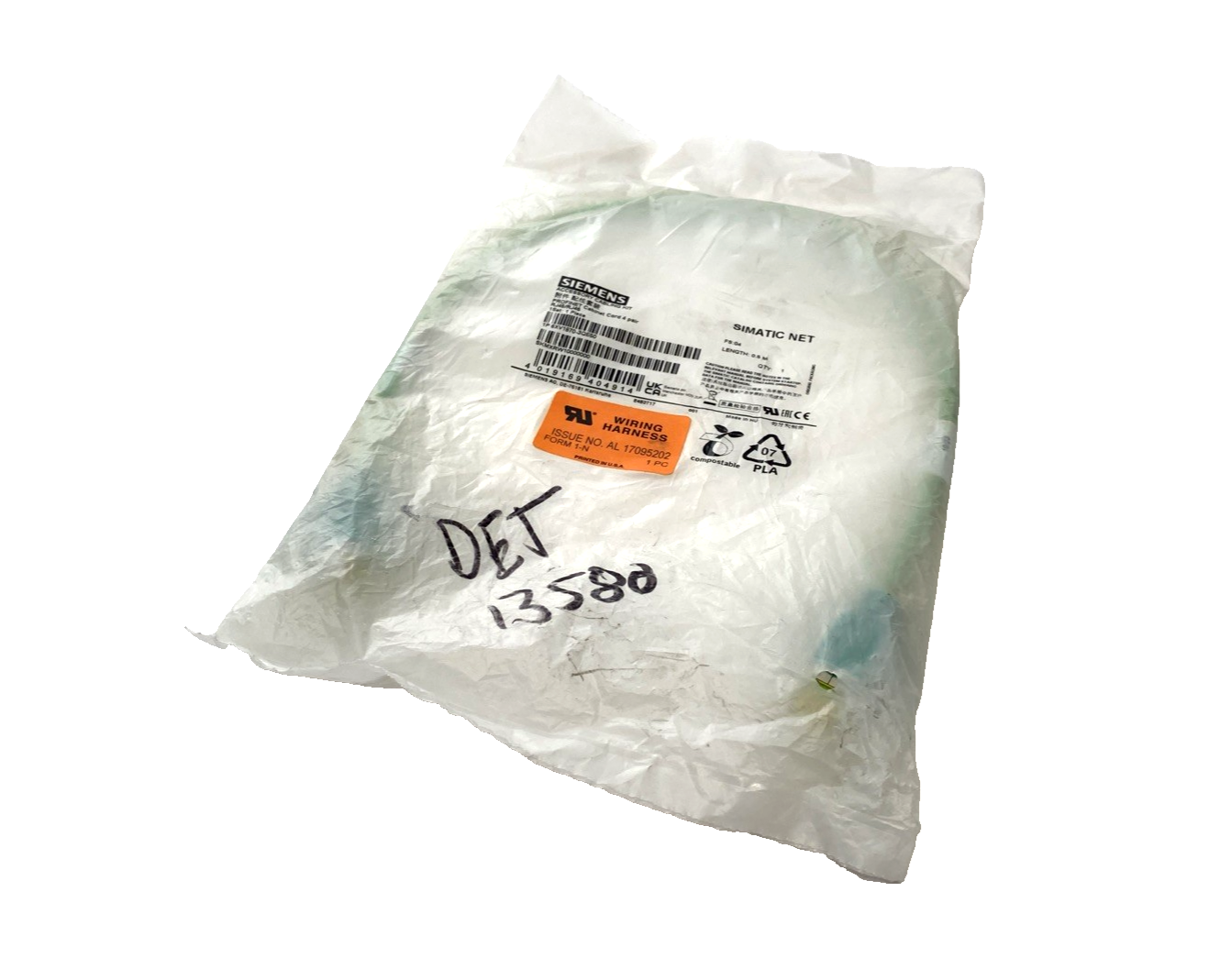Siemens 6XV1870-3QE50 Industrial Ethernet TP Cord RJ45/RJ45 CAT 6A 0.5m - Maverick Industrial Sales