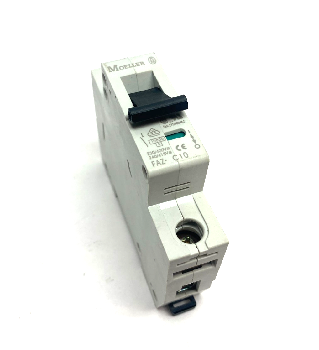 FAZ-C10 | Eaton Moeller Miniature Circuit Breaker 1-Pole - Used - Maverick Industrial Sales
