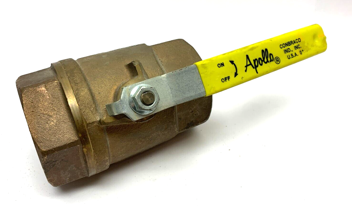 Apollo Conbraco 70LF14901 Bronze Ball Valve Female NPT Threaded 2-1/2" - New – Open box - Maverick Industrial Sales