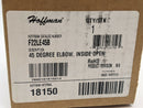 Hoffman F22LE45B Elbow 2.50" x 2.50" Gray Steel Inside Opening 45-Degree 18150 - Maverick Industrial Sales