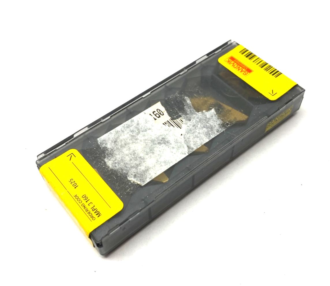 Sandvik MAPL 3 160 1025 CoroCut® XS Insert for Profiling 6493372 PKG OF 5 - Maverick Industrial Sales