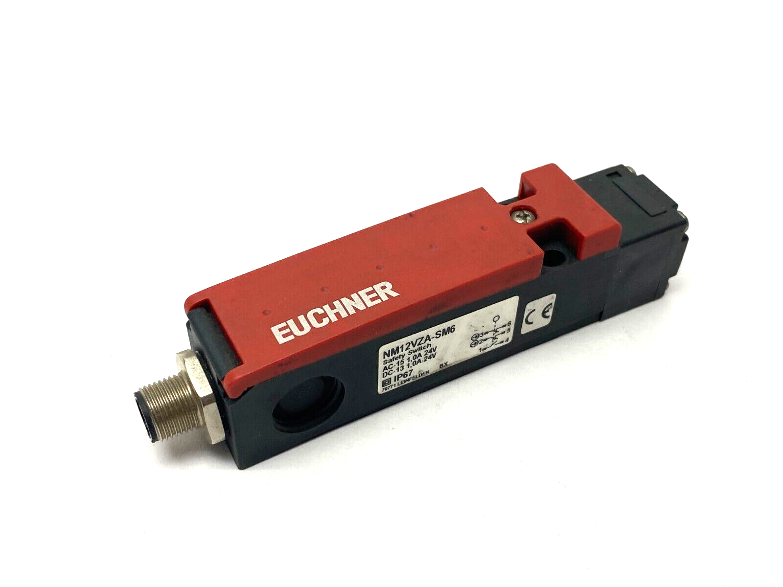Euchner NM12VZA-SM6 Safety Switch 088863 NO KEY - Used - Maverick Industrial Sales