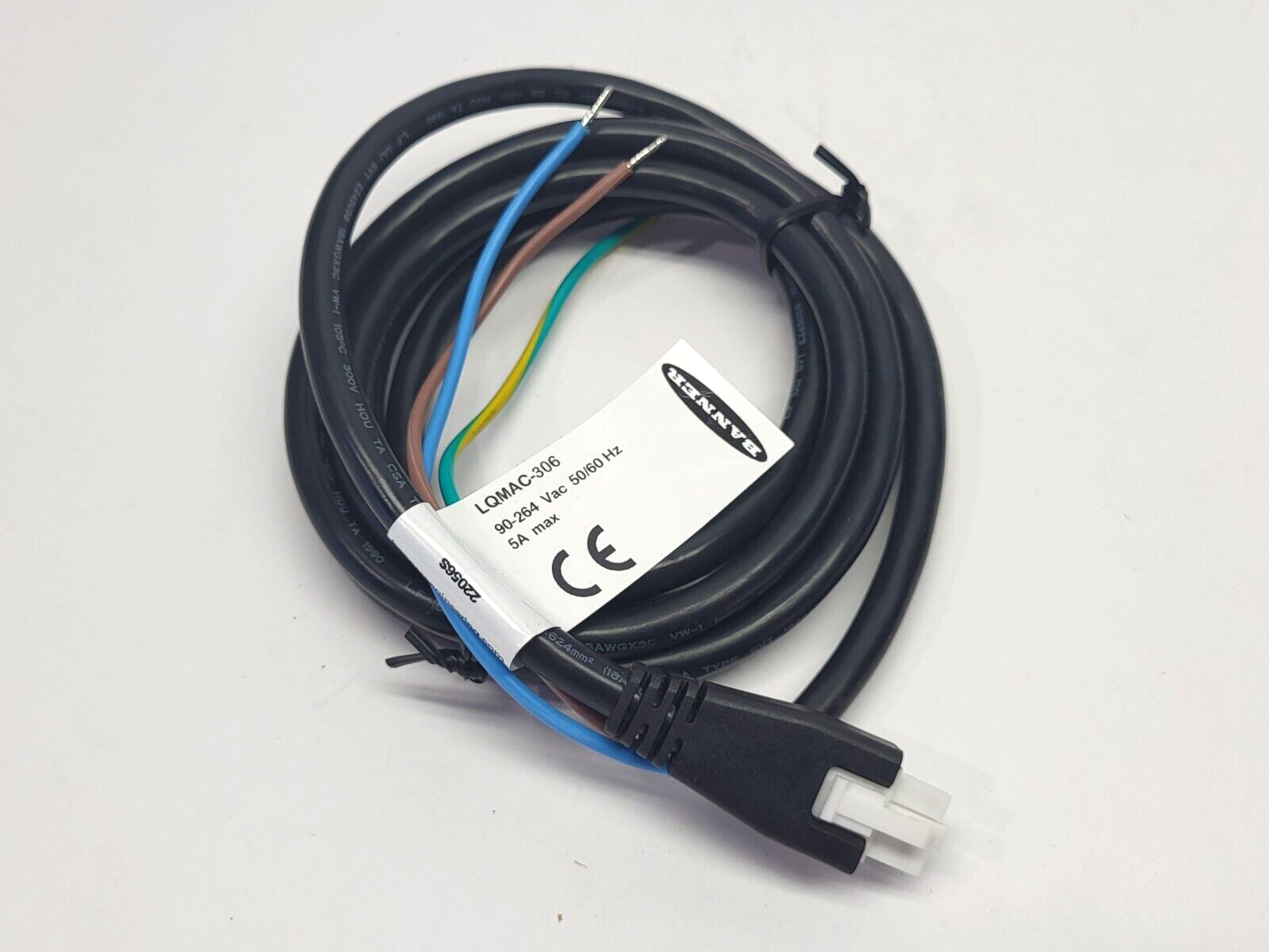 Banner LQMAC-306 Single-Ended Molex 3-Pin Female Cordset 86779 - New – Open box - Maverick Industrial Sales