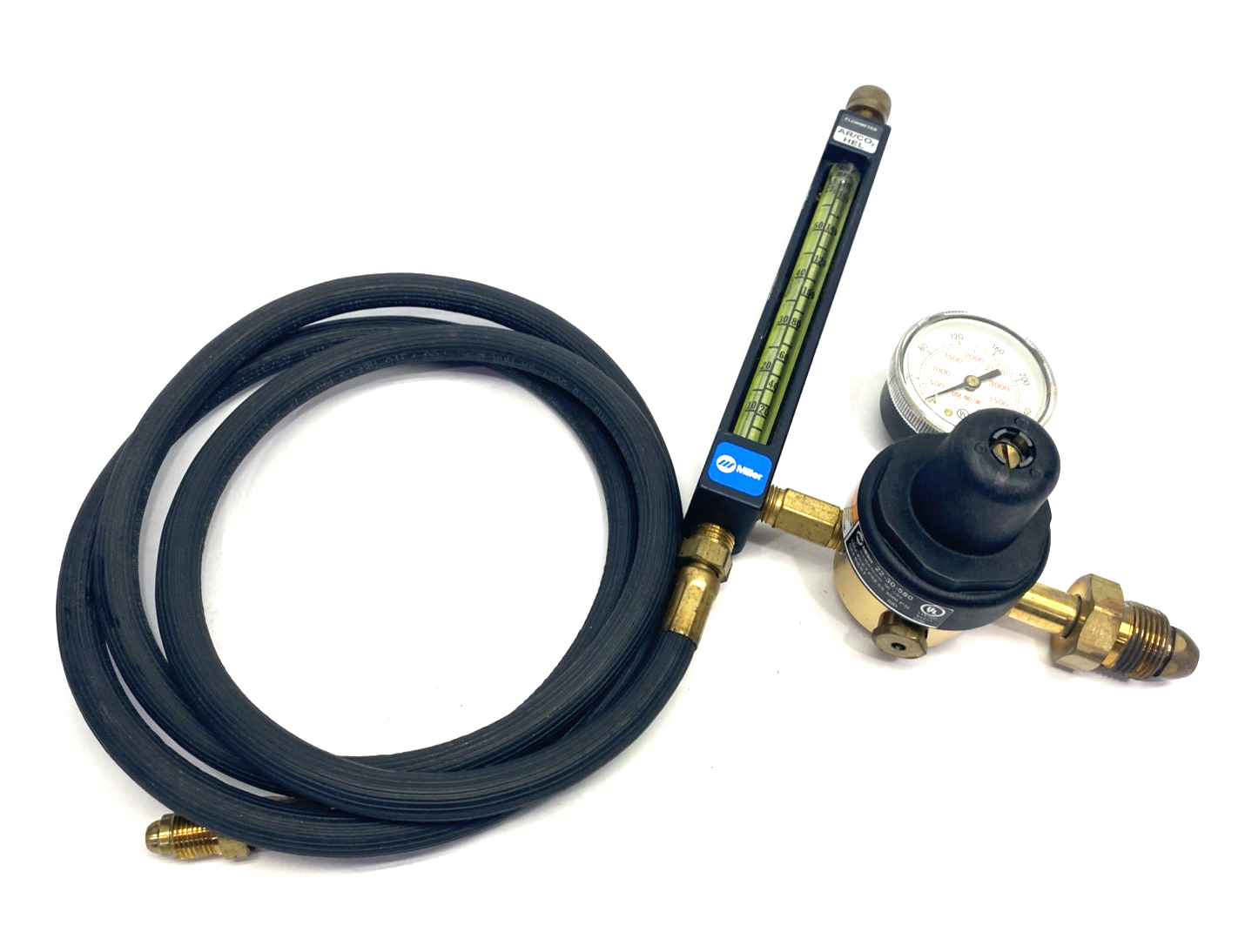 Miller 22-30-580-6 Flowmeter Regulator Combination with Welding Hose - Maverick Industrial Sales