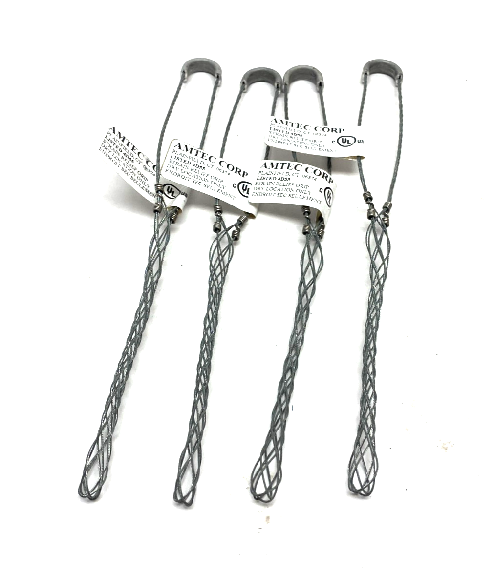 7304-002 | Amtec Bus Drop Grip, Strain Relief BD-030 .30-.43 Dia. LOT OF 4 - New Other - Maverick Industrial Sales