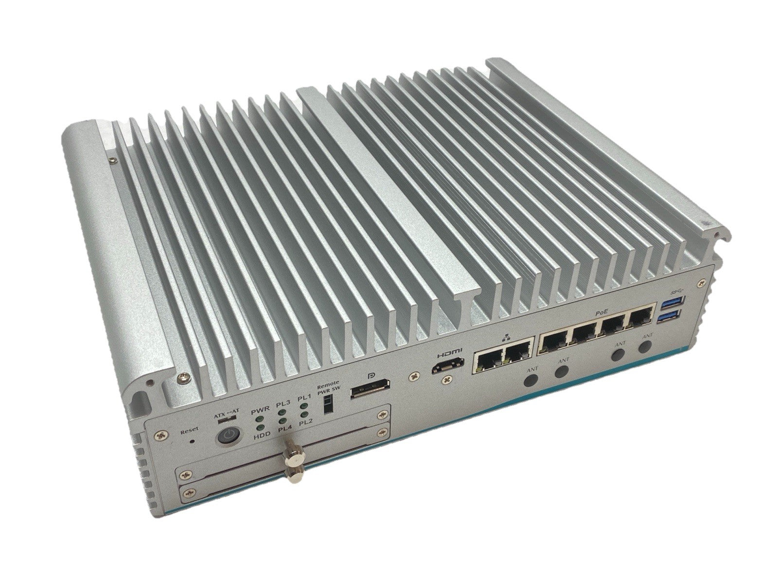 Axiomtek eBOX671-521-FL-DC-4PoE Fanless Embedded System w/ i5-8500T NO HDD - Maverick Industrial Sales