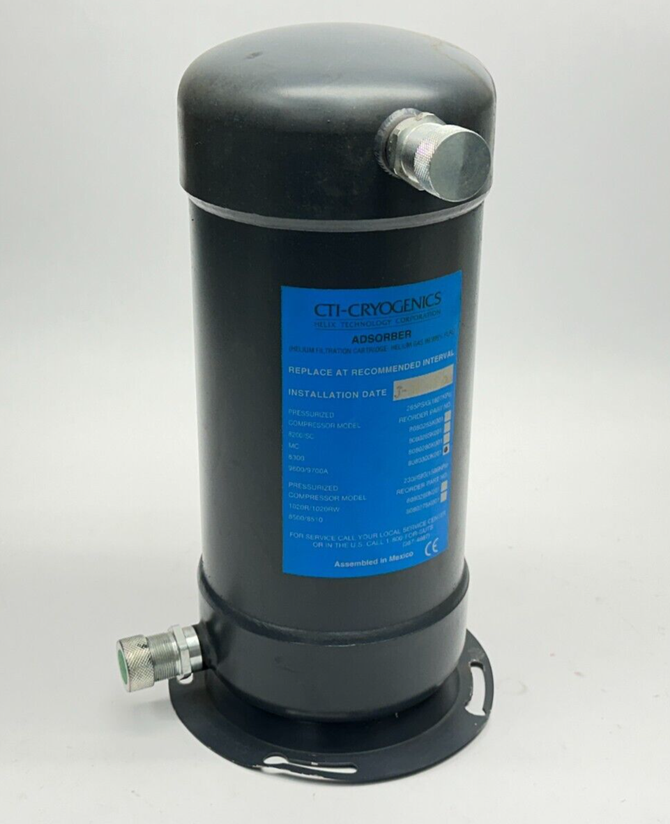 CTI-Cryogenics 8080300K001 Adsorber Helium Filtration Cartridge 9600/9700A - Used - Maverick Industrial Sales