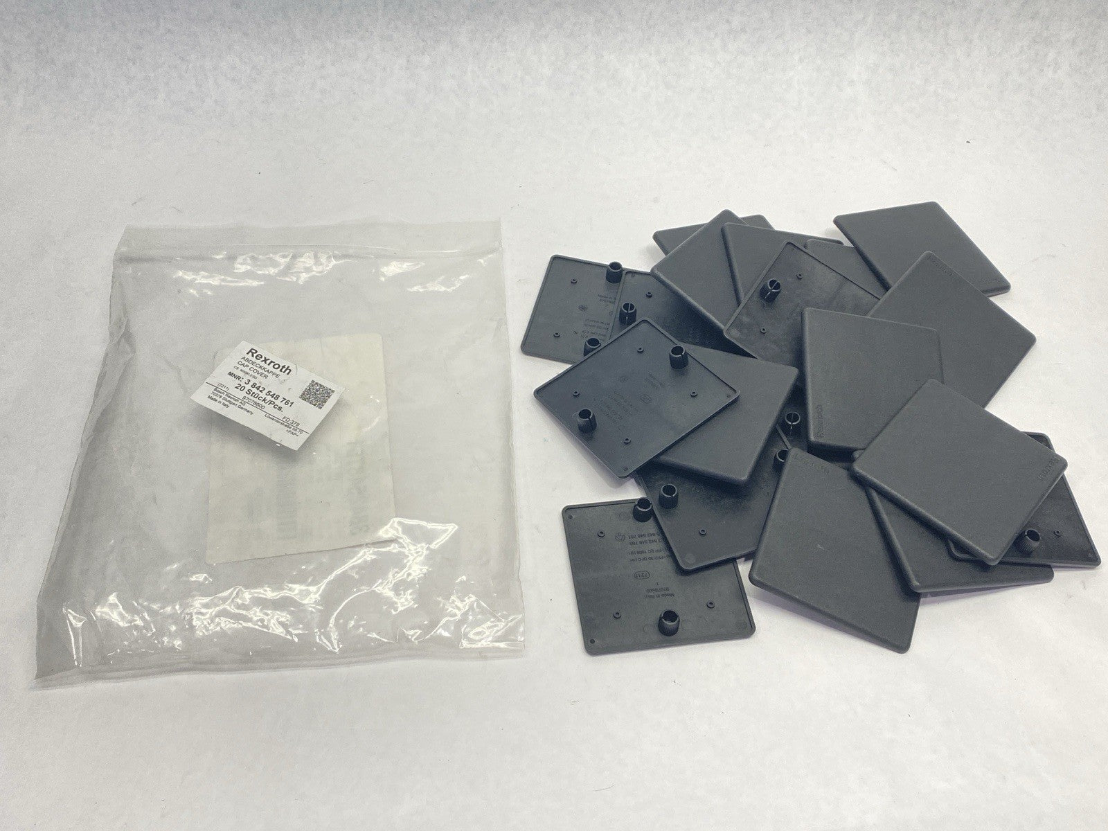 Bosch Rexroth 3842548761 Cap Cover 90x90 PKG OF 20 - Maverick Industrial Sales