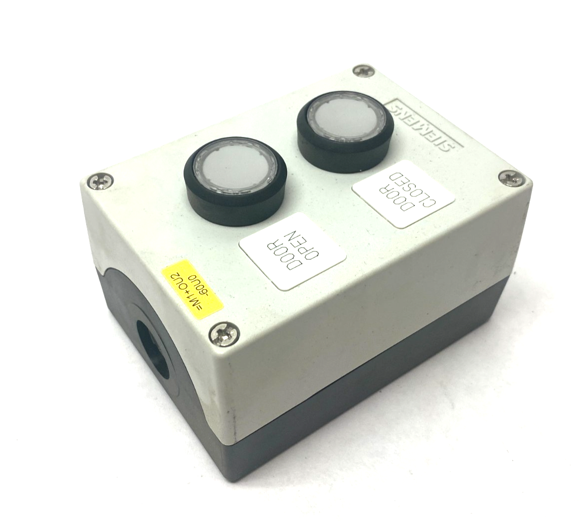 Siemens 3SU1802-0AA00-0AB1 Pushbutton Enclosure Assembly w/ 2x White Illuminated - Maverick Industrial Sales