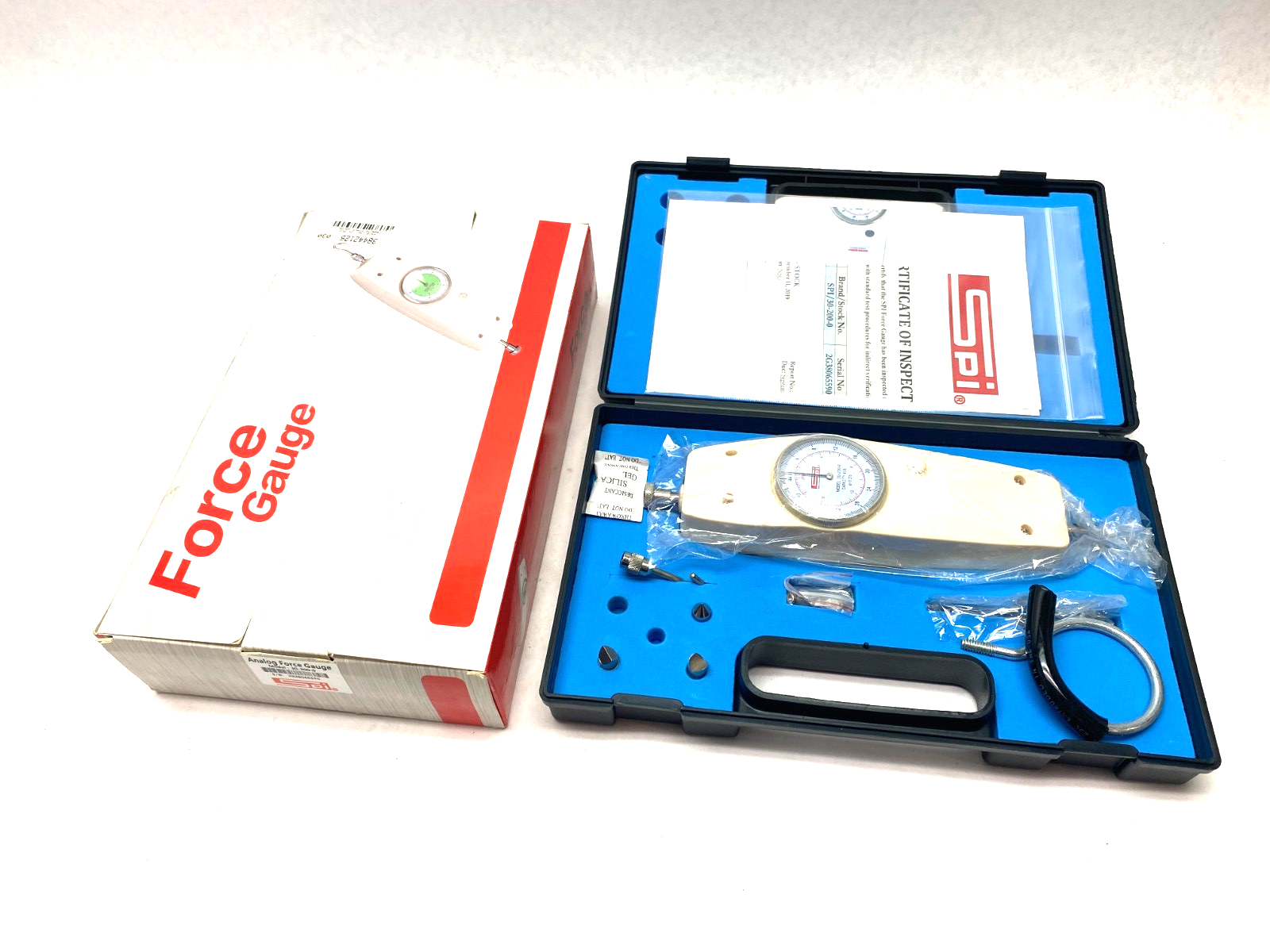 Spi 30-200-0 Analog Mechanical Force Gauge 45lb/22.67kg - Maverick Industrial Sales