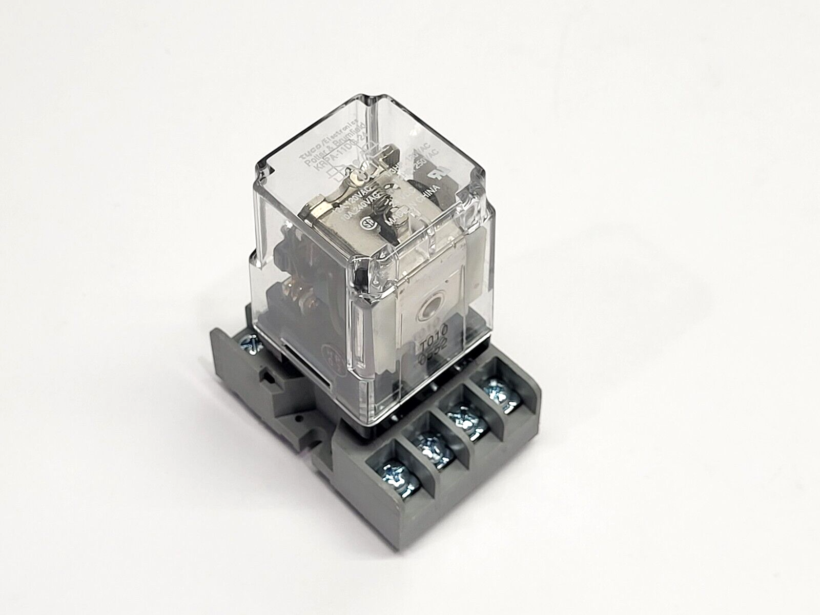 Tyco Potter & Brumfield KRPA-11DG-24 General Purpose Relay w/ 27E891 Socket Base - Maverick Industrial Sales