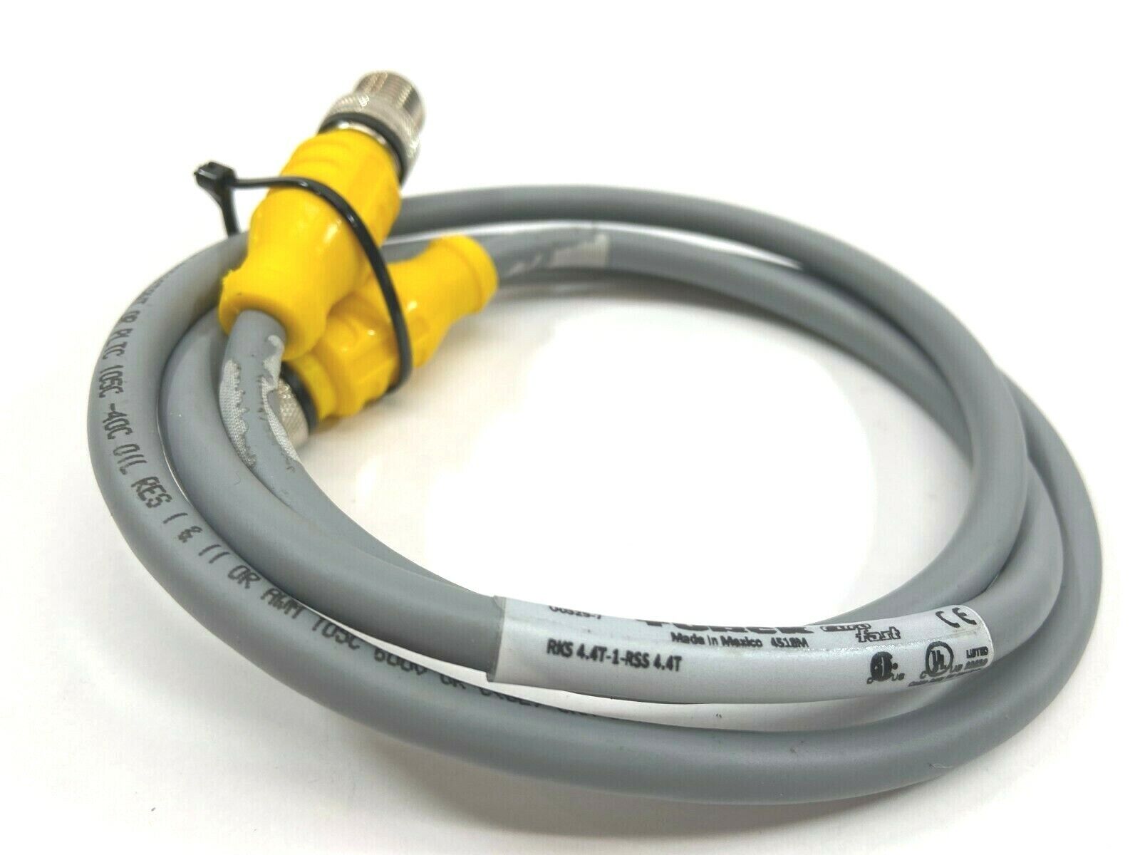 Turck RKS 4.4T-1-RSS 4.4T U0329-7 Eurofast Cordset - Used - Maverick Industrial Sales