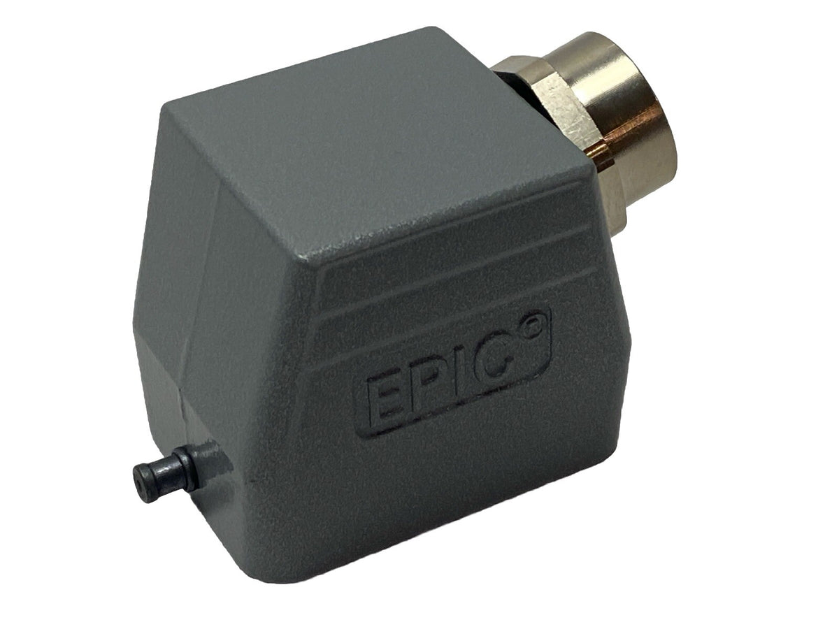 100120NP | Lapp EPIC HB 6 Standard Hood Side Entry 1/2" NPT - New – Open box - Maverick Industrial Sales