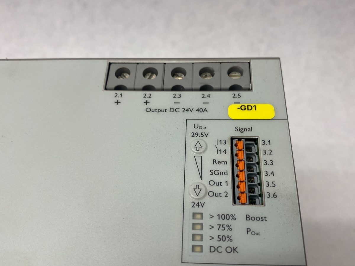 QUINT4-PS/1AC/24DC/40,2904603 | Phoenix Contact QUINT4-PS/1AC/24DC/40 Primary Switched Power Supply 2904603 - Used - Maverick Industrial Sales