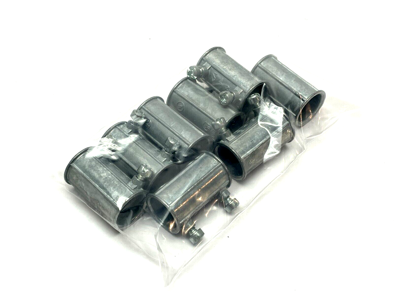 Conduit Coupling 1-1/2" Length 1/2" I.D. LOT OF 8 - New – Open box - Maverick Industrial Sales