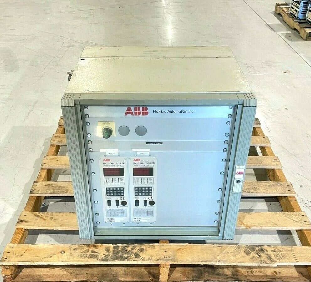RGH913 | ABB Flexible Automation High Voltage HV Controller Panel Cabinet w/ (2) - Used - Maverick Industrial Sales