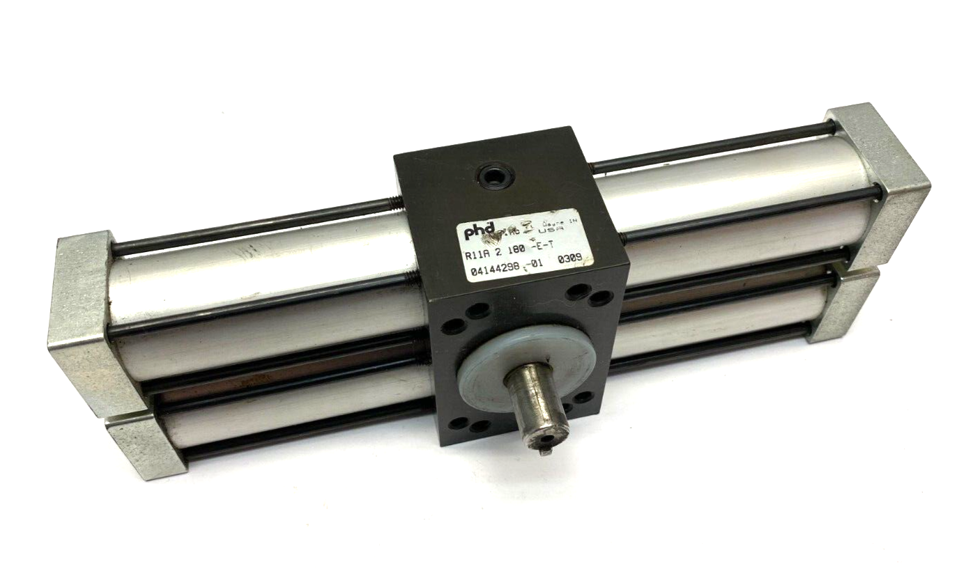 Phd R11A-2-180-E-T Rotary Actuator Single-Rod 180 Degree - Used - Maverick Industrial Sales
