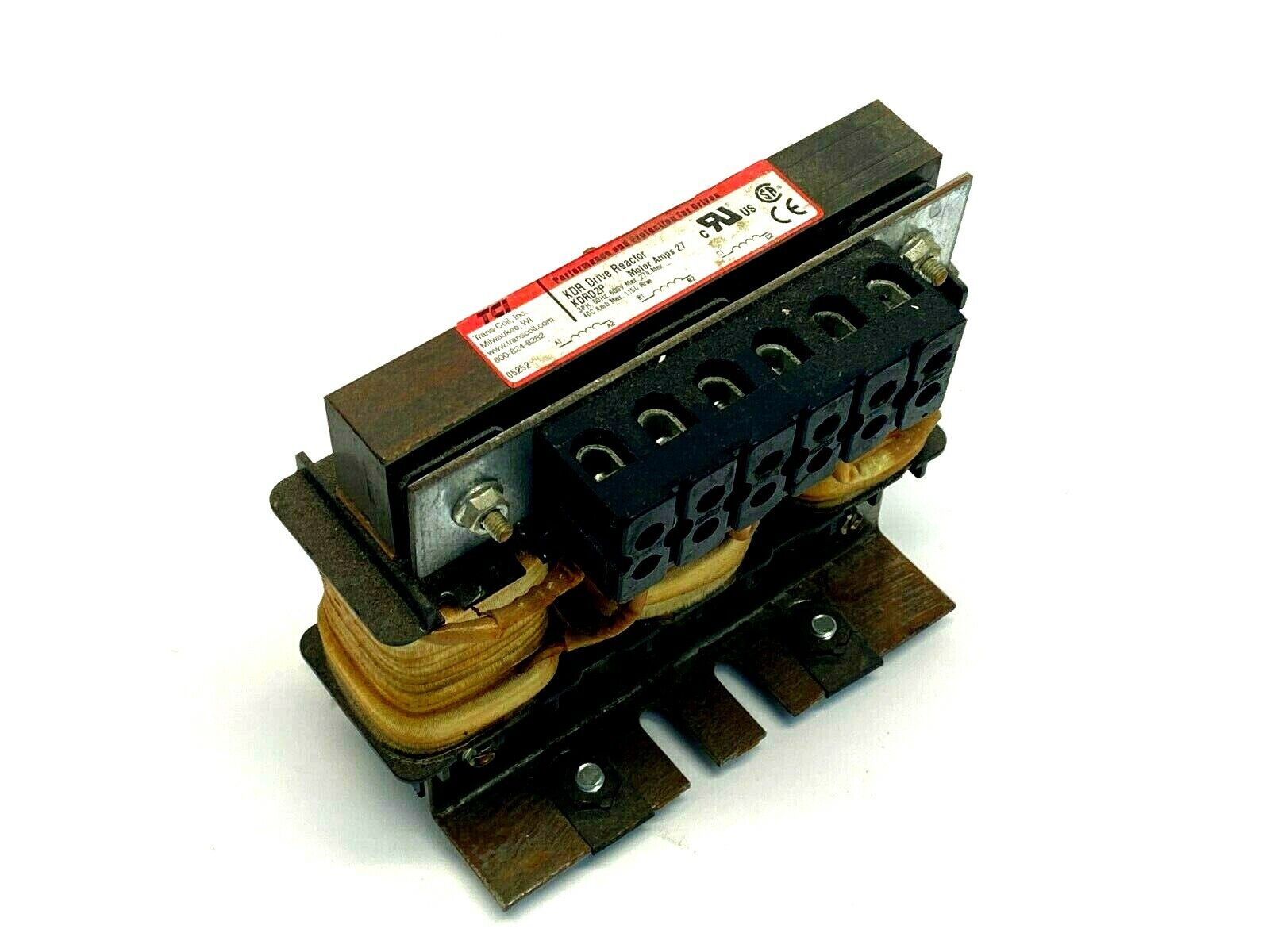 KDRD2P | TCI Drive Reactor 3PH 600V 27A - For parts or not working - Maverick Industrial Sales