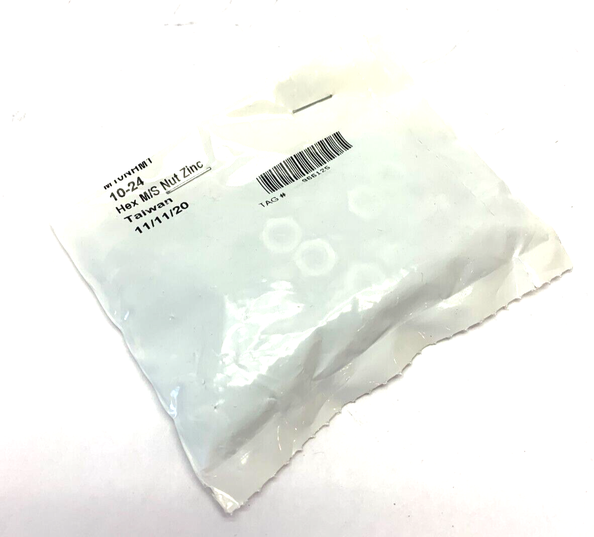 M10NHM1 10-24 Hex Nut Zinc M/S PACK OF 100 - New – Open box - Maverick Industrial Sales