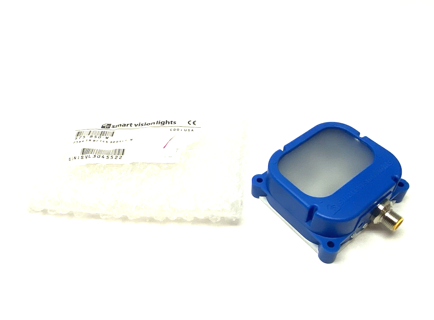S75-850-W | Smart Vision Lights Brick Spot Light, White Light, 75mm - New Other - Maverick Industrial Sales
