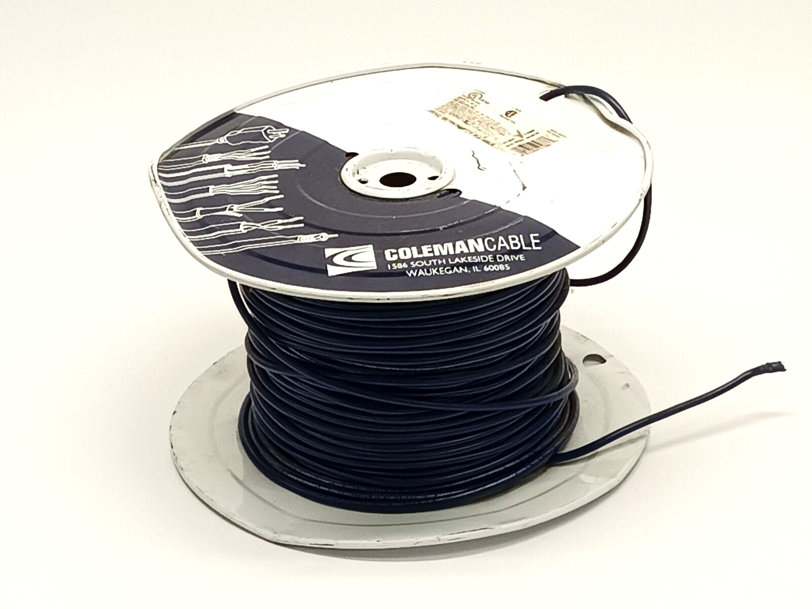 Coleman Cable 41105 Blue Machine Tool Wire 10 AWG 104/30 MTW 21 lbs - Maverick Industrial Sales
