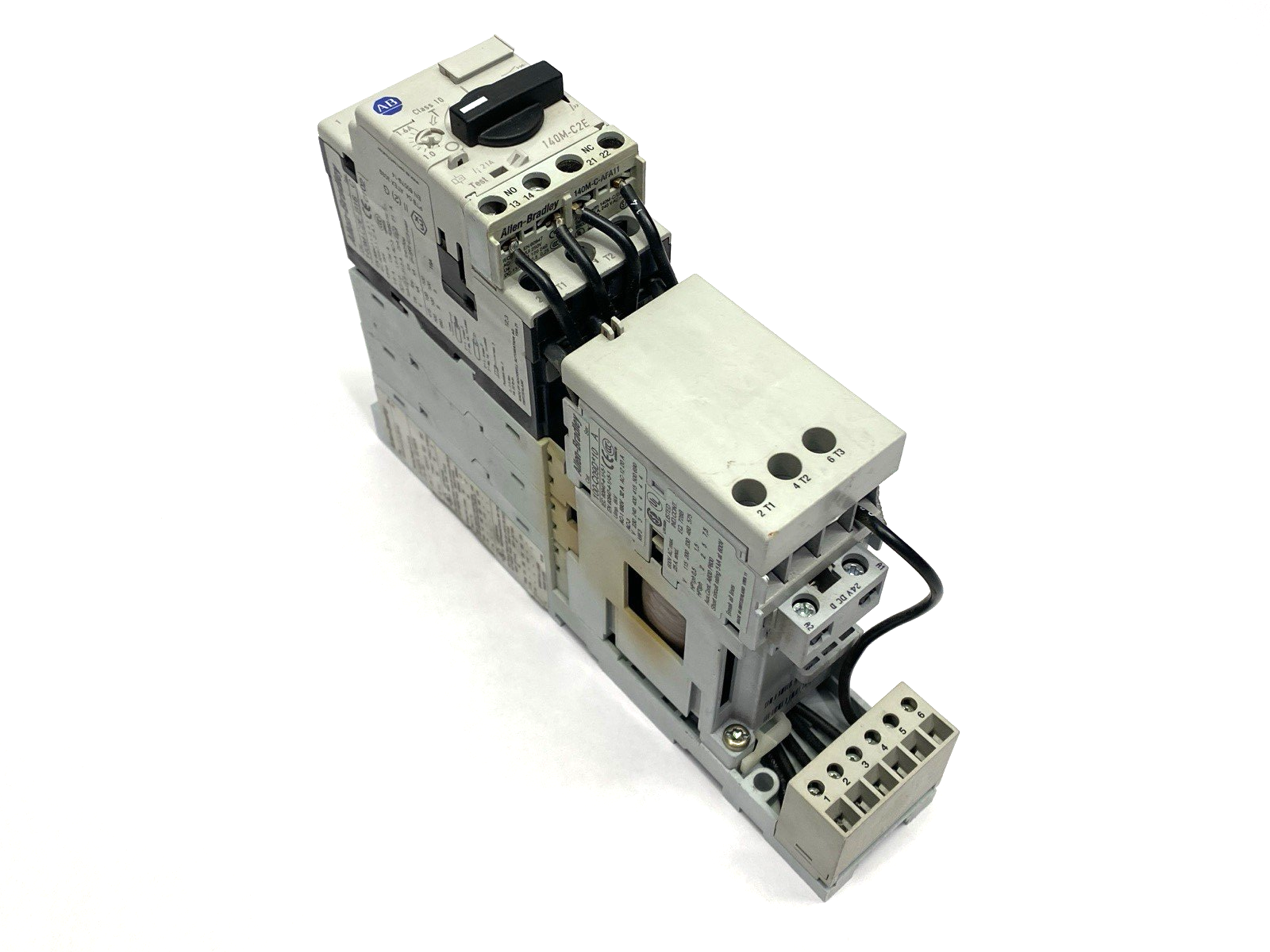 Allen Bradley 190S-ANDJ2-CB16C Ser. B Compact Starter NO DIN RAIL CLIP - Used - Maverick Industrial Sales