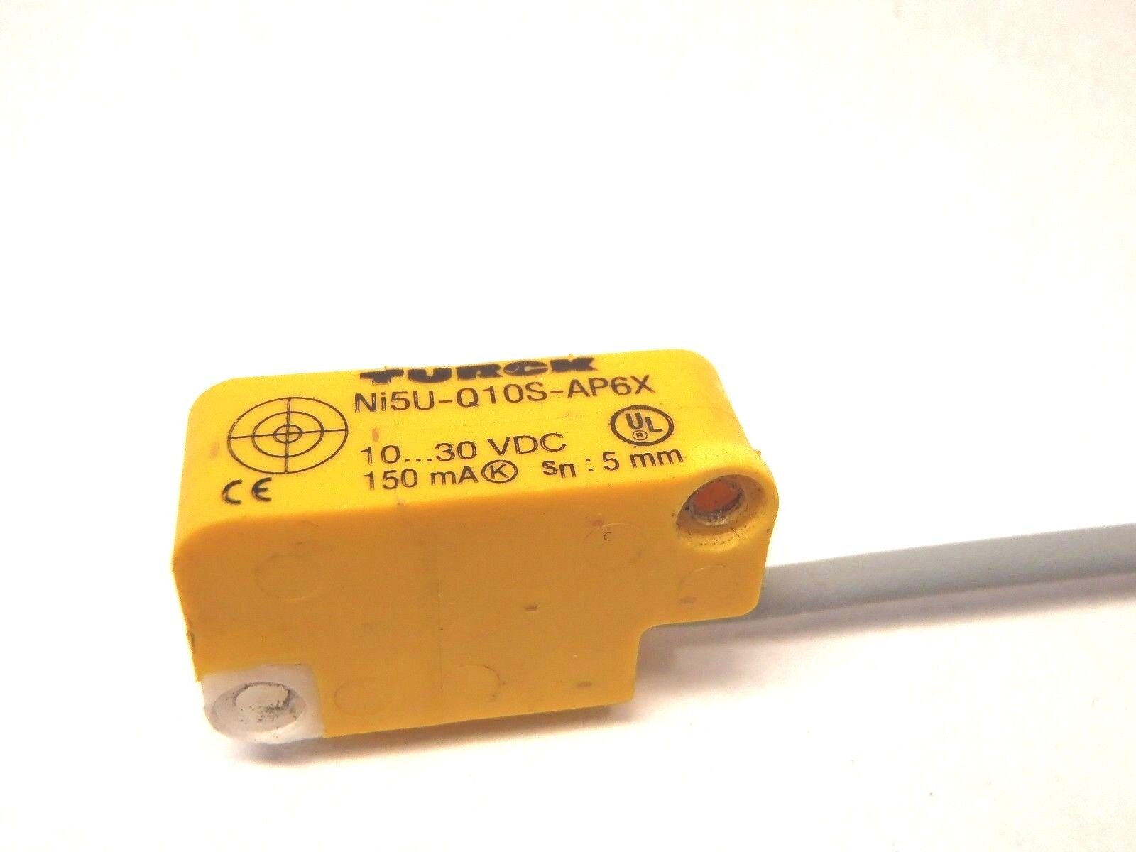 Turck Ni5U-Q10S-AP6X Inductive Sensor 150 mA 5mm Range, Side Active Face - Maverick Industrial Sales