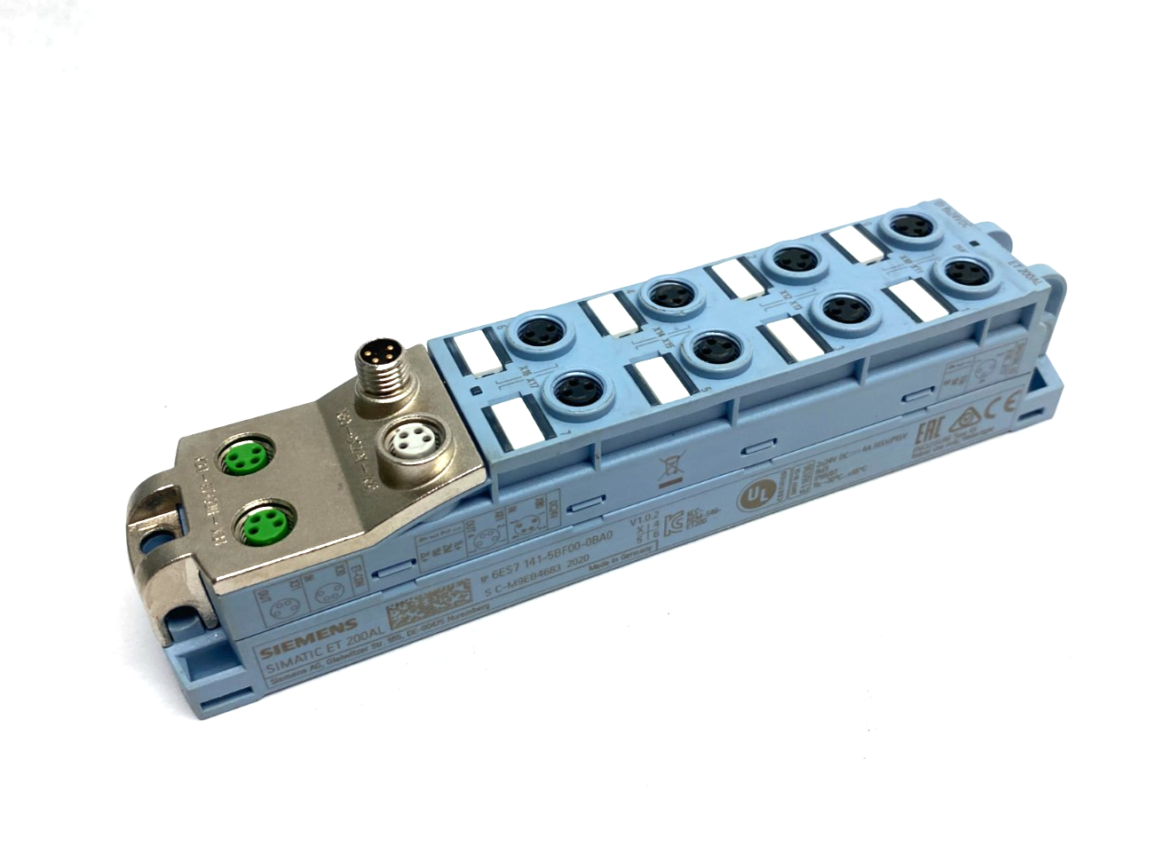 Siemens 6ES7 141-5BF00-0BA0 SIMATIC ET 200AL 8-Port Digital Input Module 24VDC - Used - Maverick Industrial Sales