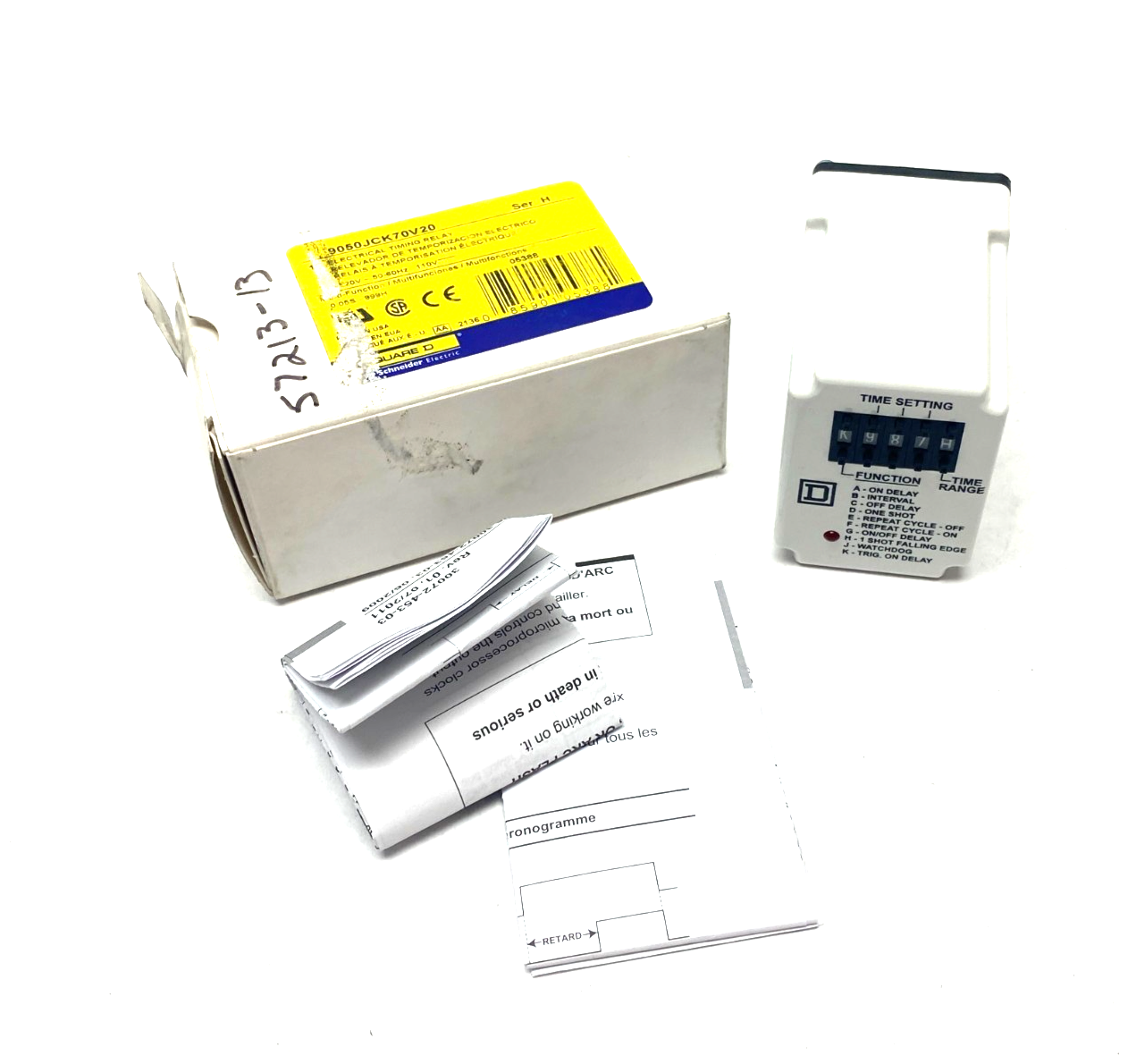 Schneider Electric, Square D 9050JCK70V20 Multi-Function Timing Relay Ser. H - Maverick Industrial Sales
