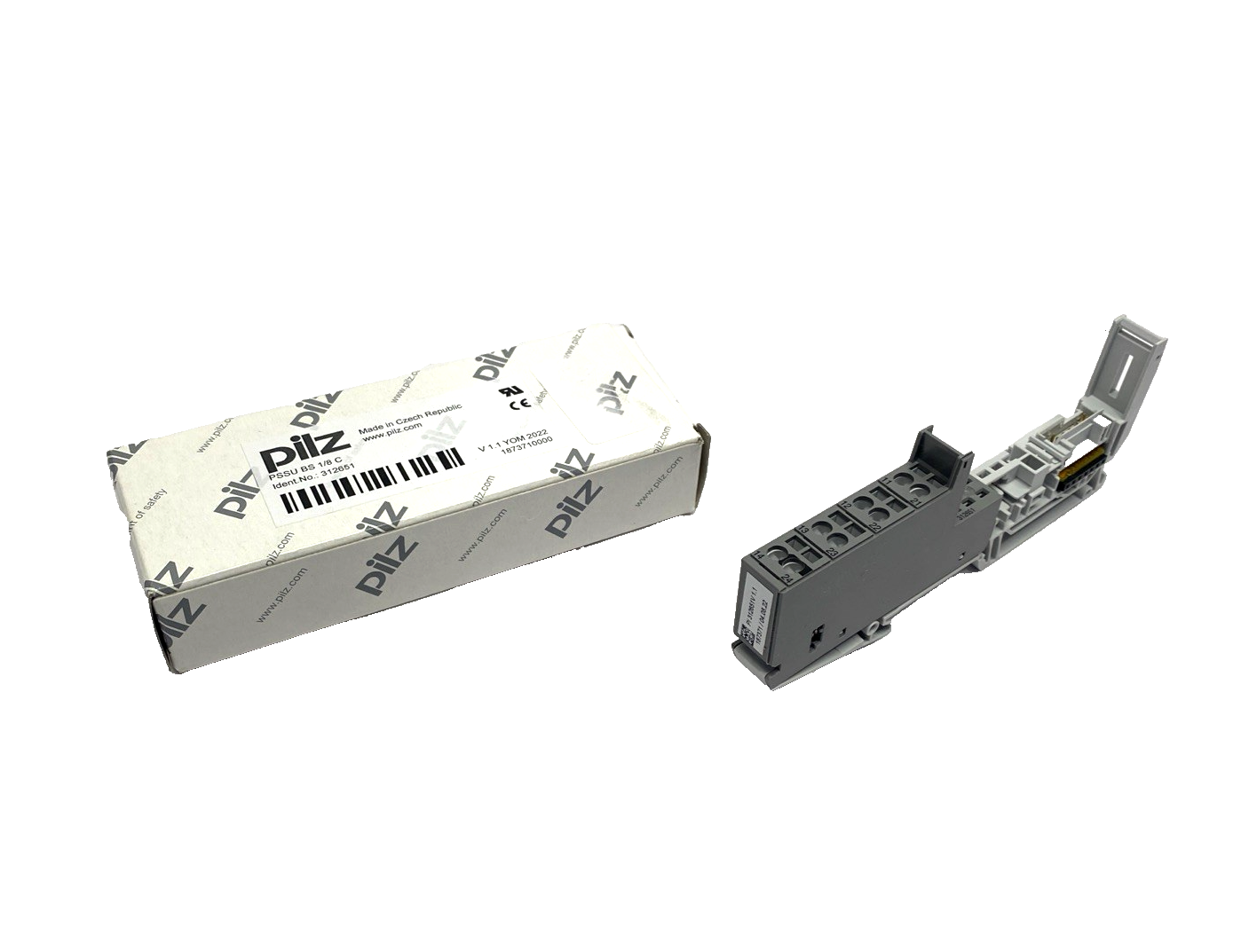 Pilz PSSu BS 1/8 C Base Module For I/O Electronic Module 312651 - New - Maverick Industrial Sales