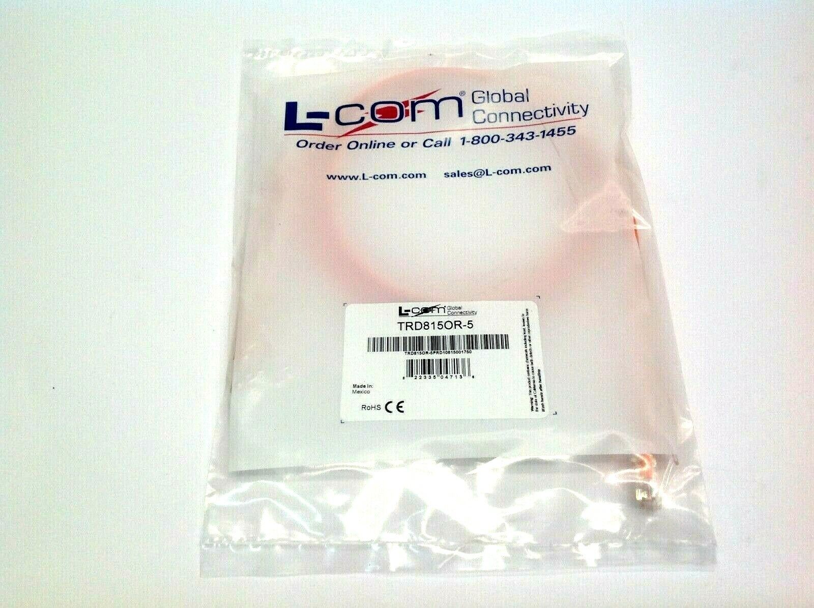 L-COM TRD815OR-5 Premium Category 5E Patch Cable - Open box - Maverick Industrial Sales