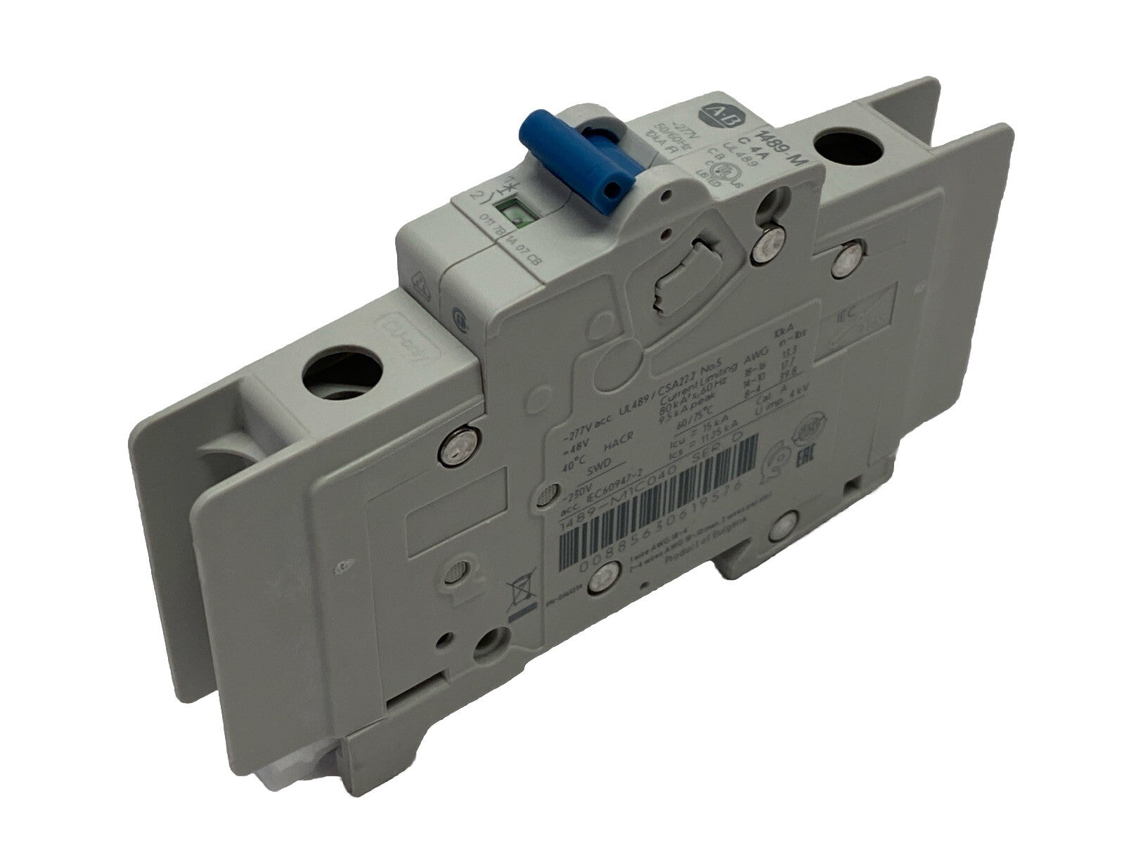 Allen Bradley 1489-M1C040 Ser D Circuit Breaker 1-Pole 4A 277V - Maverick Industrial Sales